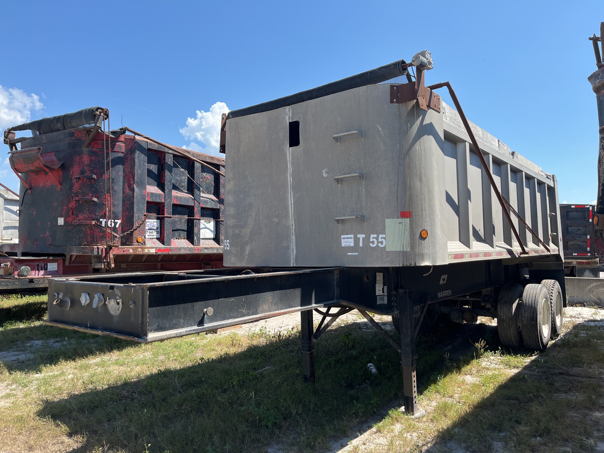 2006 Warren WRDT22282AS T/A End Dump Trailer