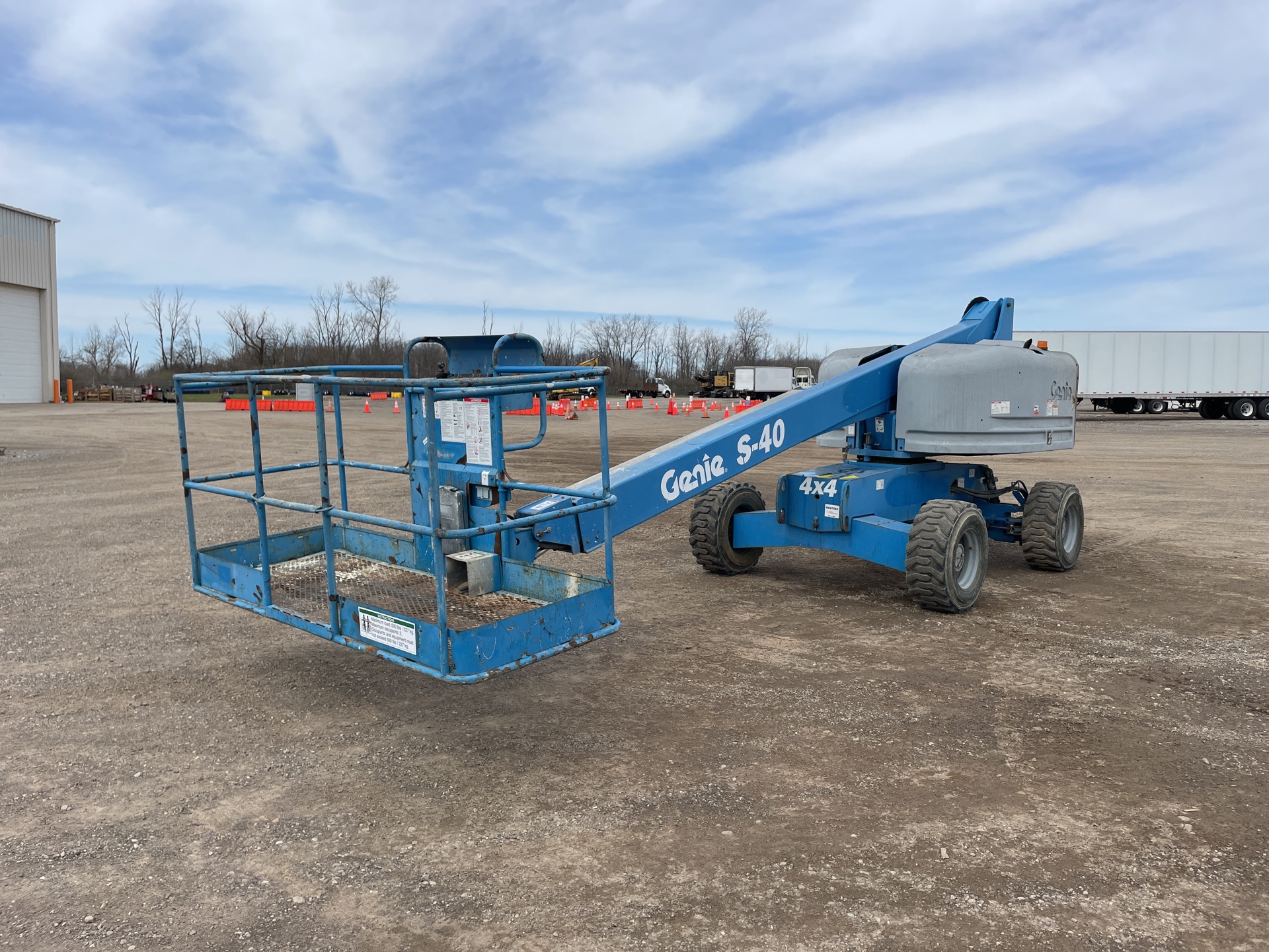 2013 Genie S-40 4WD Diesel Telescopic Boom Lift