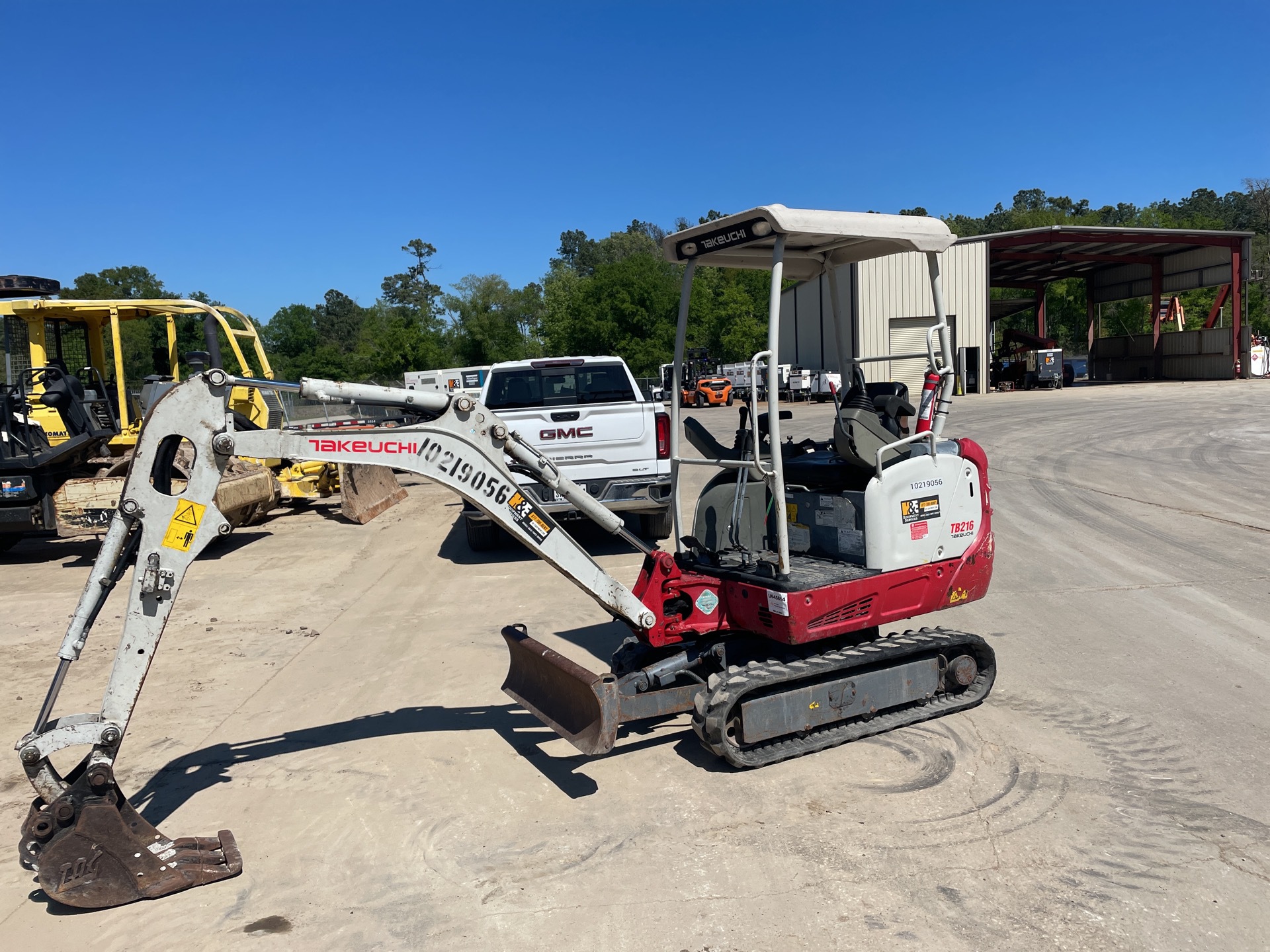 2017 Takeuchi TB216 Mini Excavator