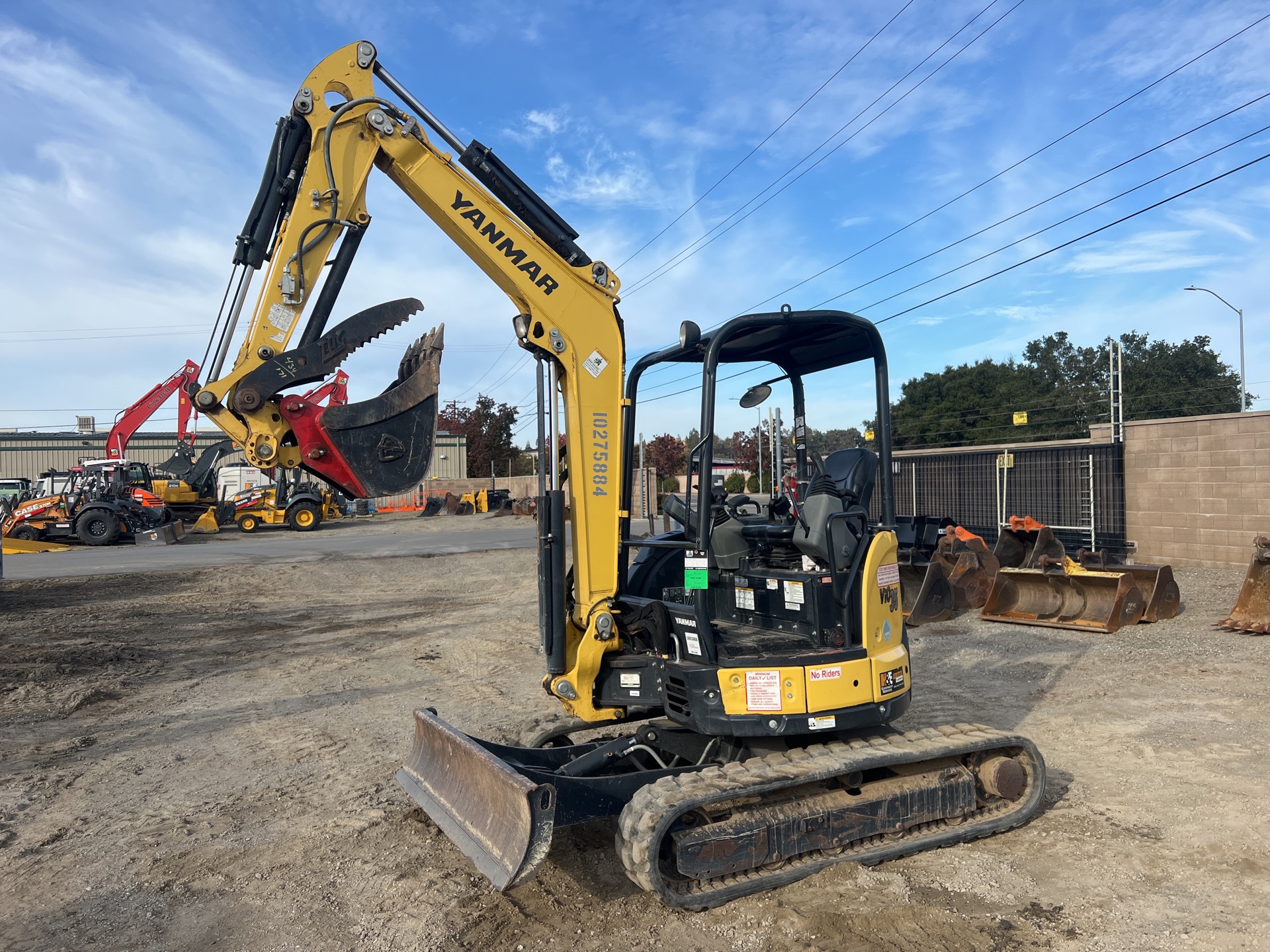 2017 Yanmar ViO35-6A Mini Excavator