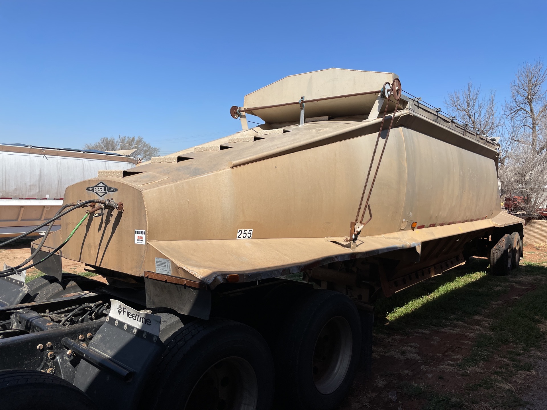 1993 Beall BABDS-24-1 T/A Aluminum Belly Dump Trailer