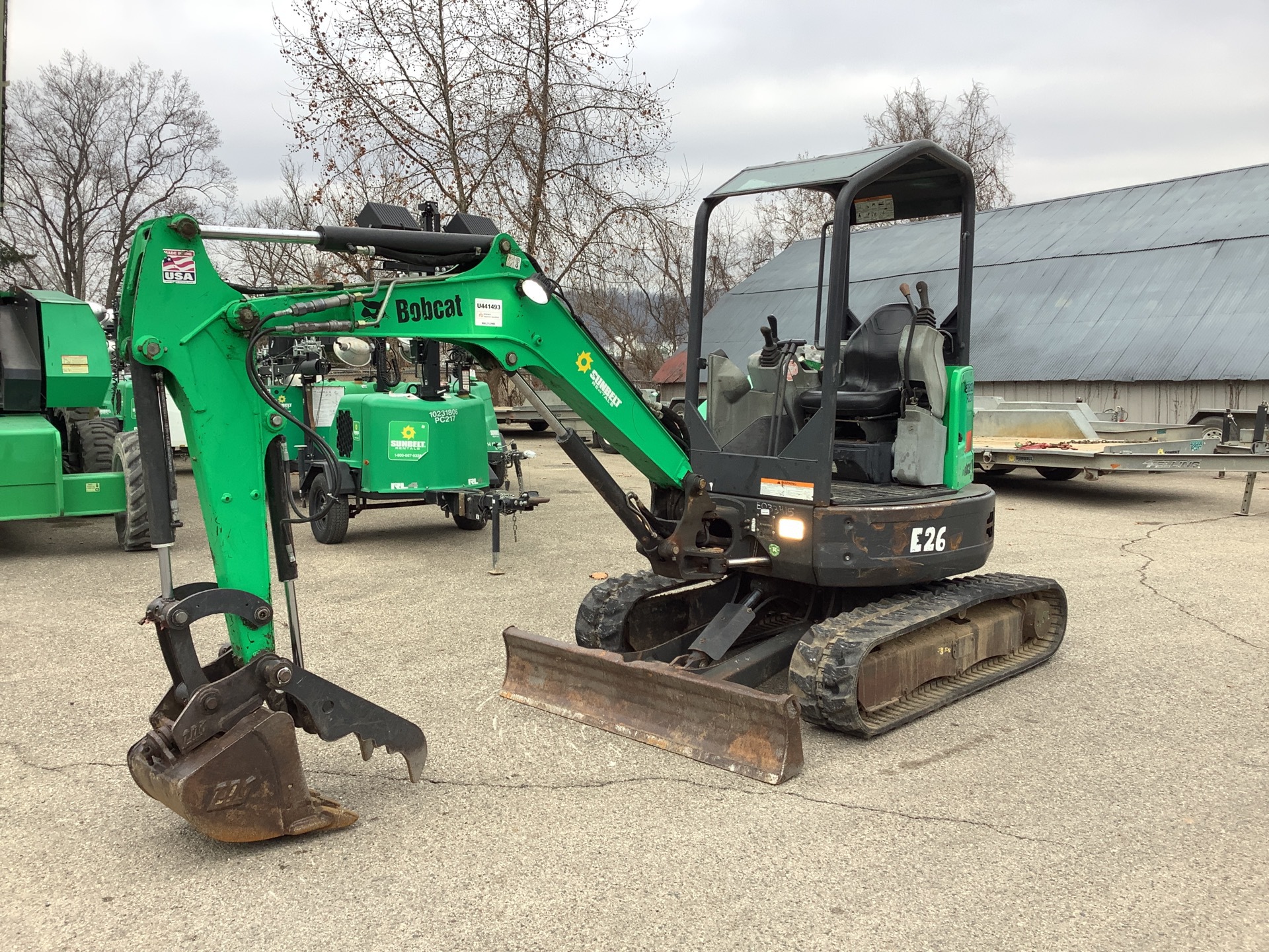 2016 Bobcat E26 Mini Excavator