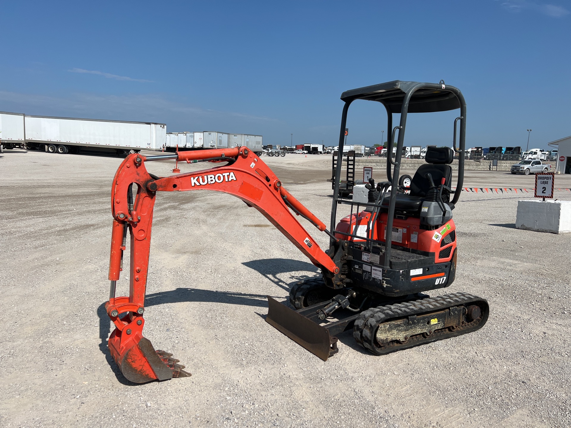 2018 Kubota U17 Mini Excavator