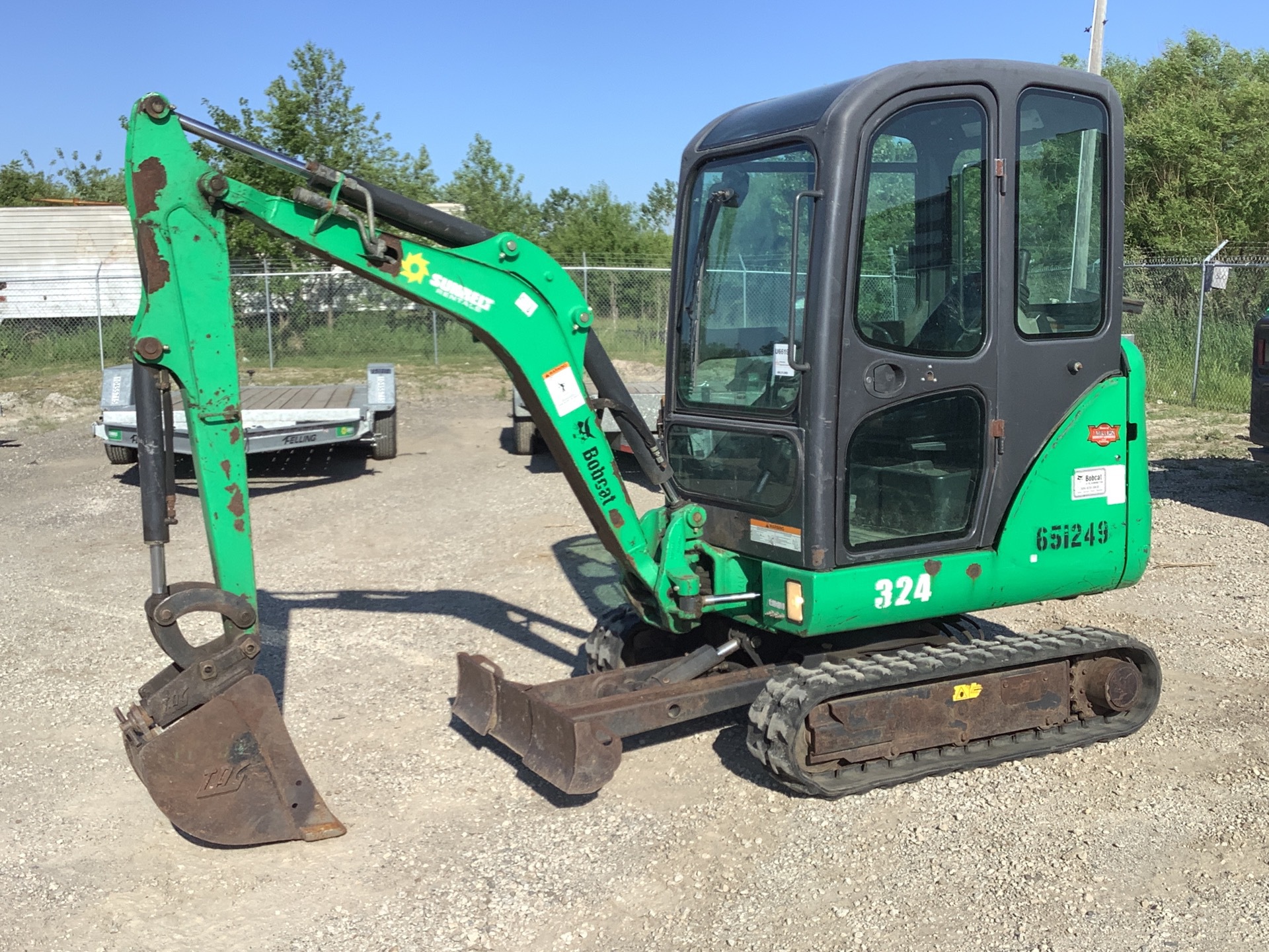 2014 Bobcat 324 Mini Excavator