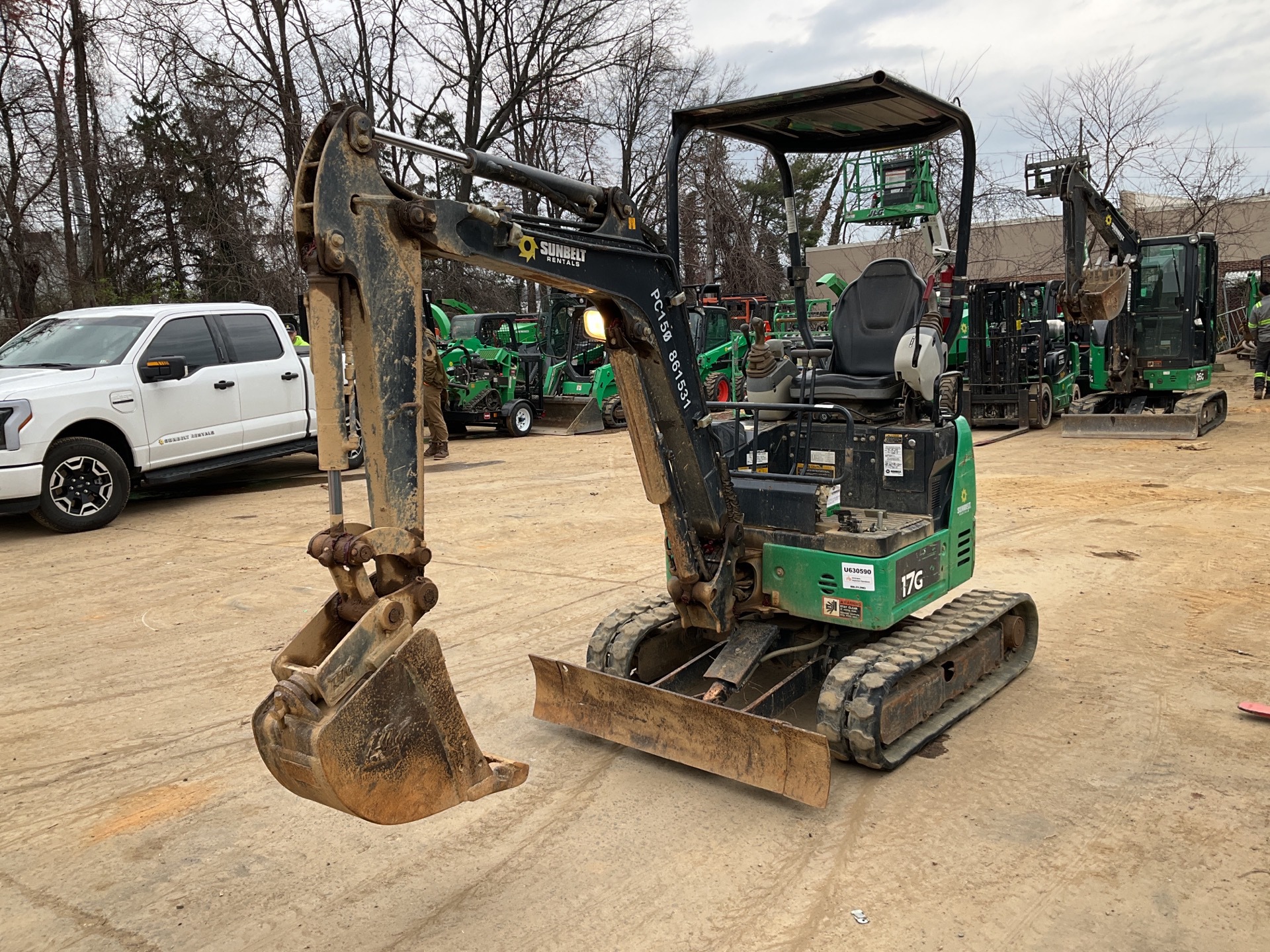 2016 John Deere 17G Mini Excavator