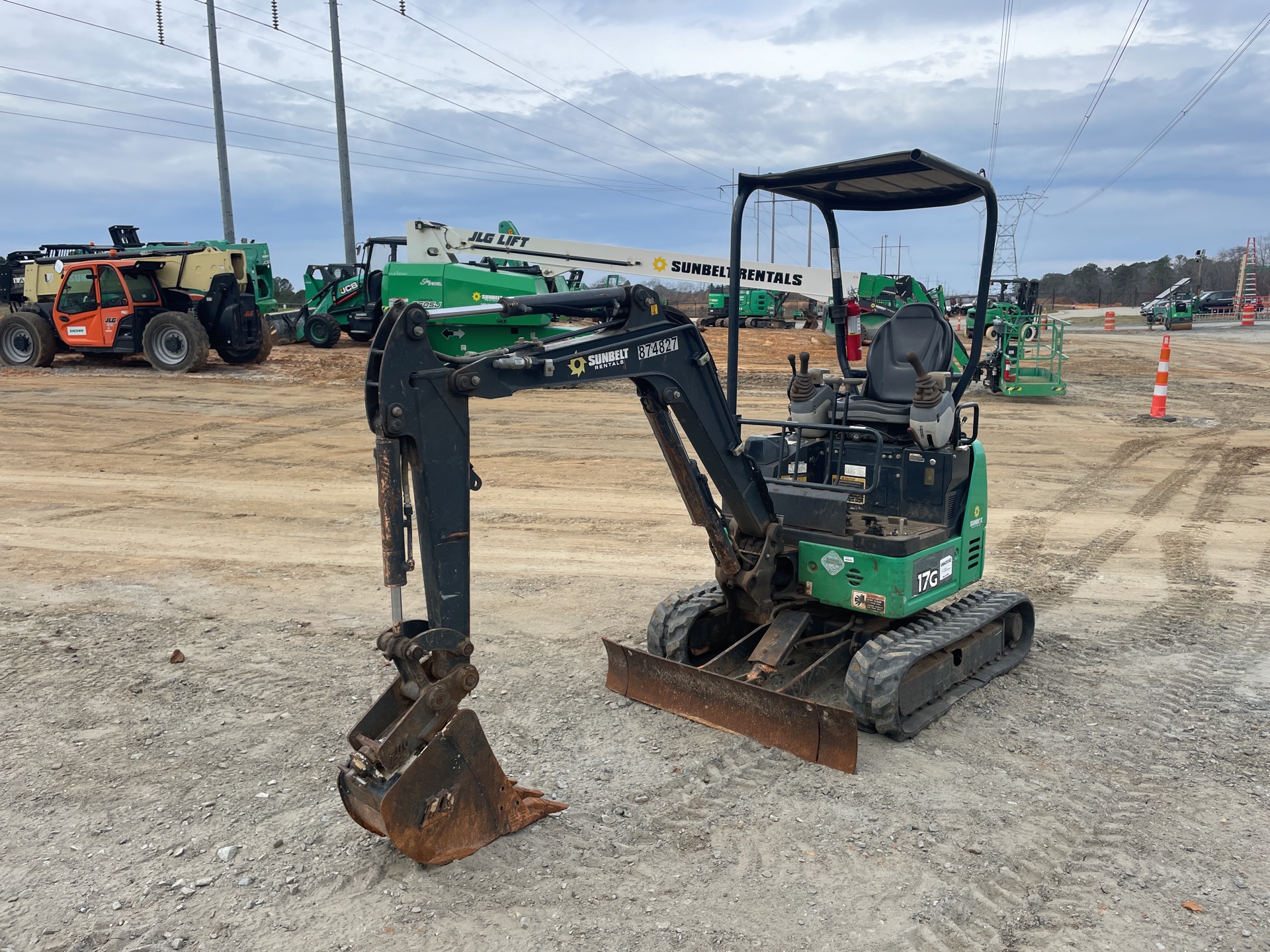 2016 John Deere 17G Mini Excavator