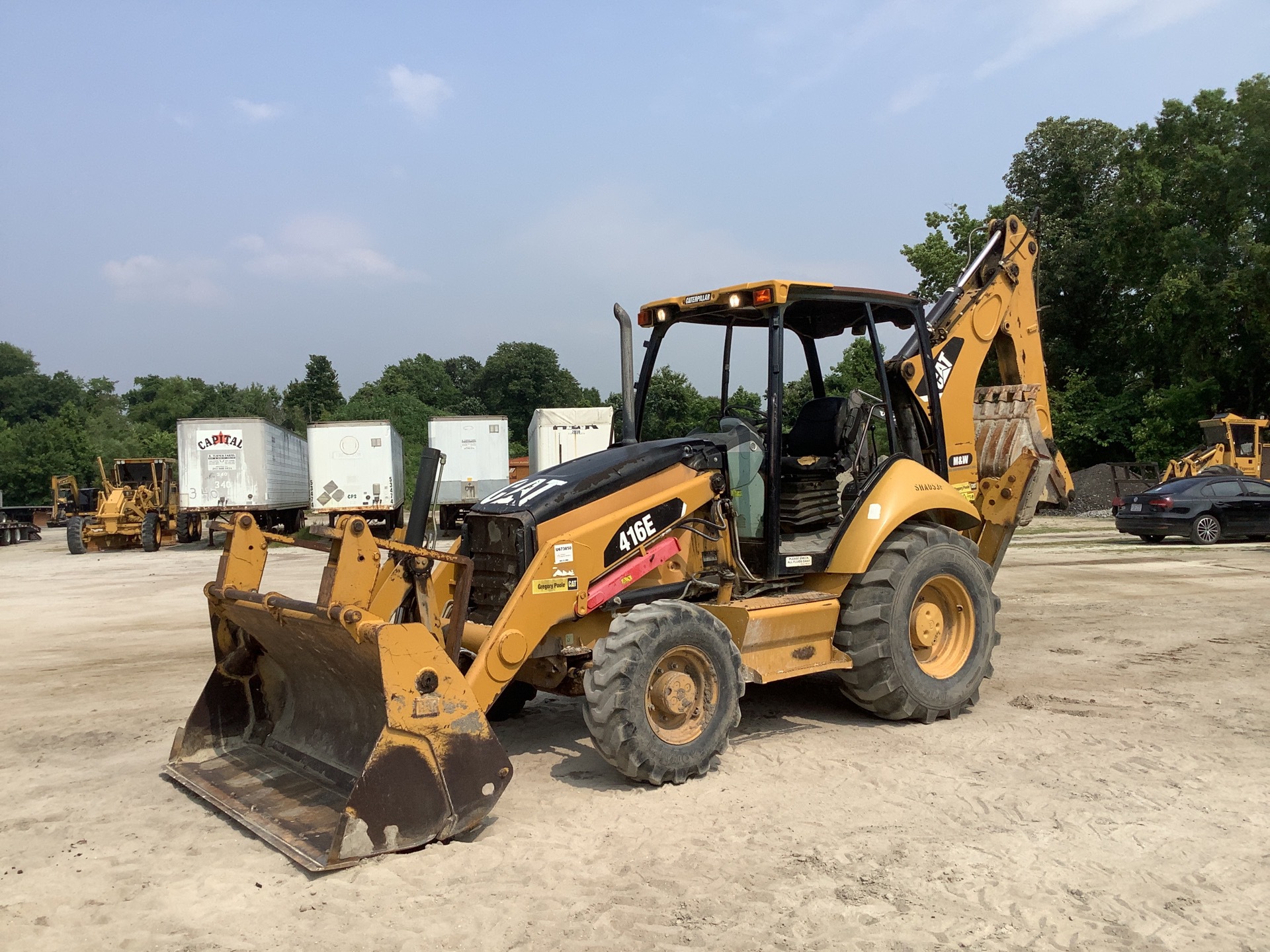 2008 Cat 416E 4x4 Backhoe Loader