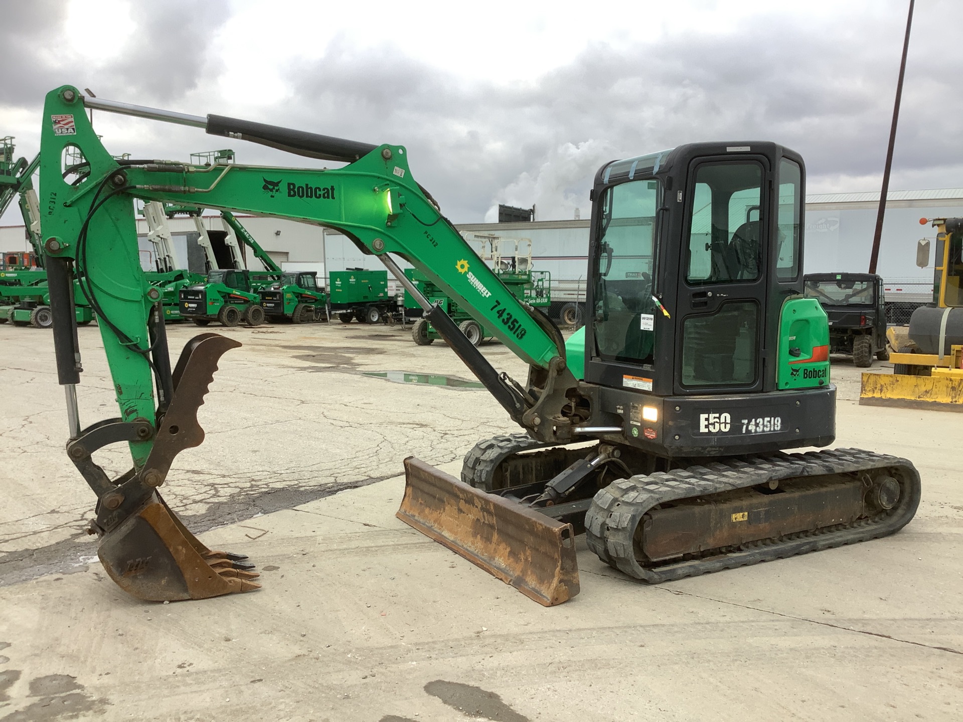 2015 Bobcat E50 Mini Excavator