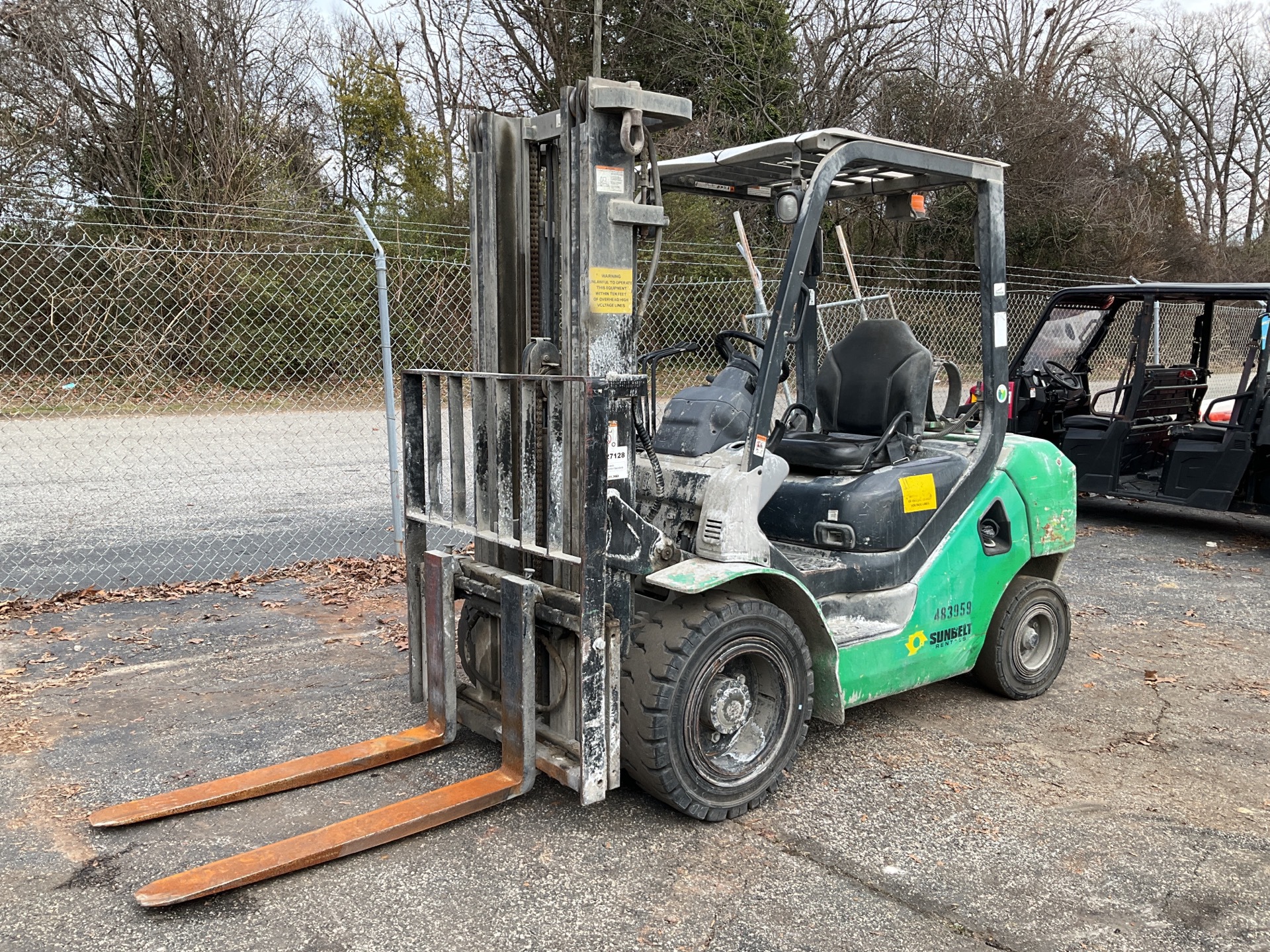 2012 Komatsu FG30HT-16 5550 lb Pneumatic Tire Forklift