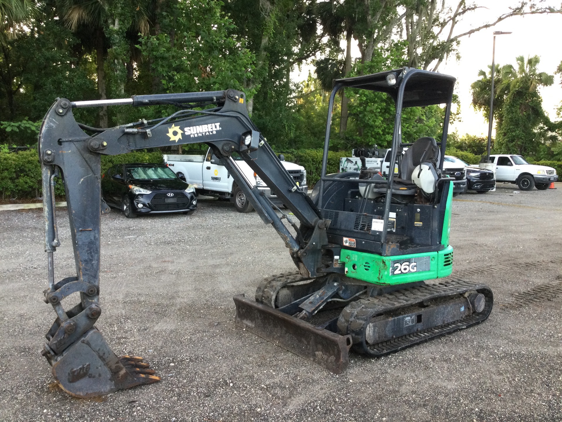 2016 John Deere 26G Mini Excavator