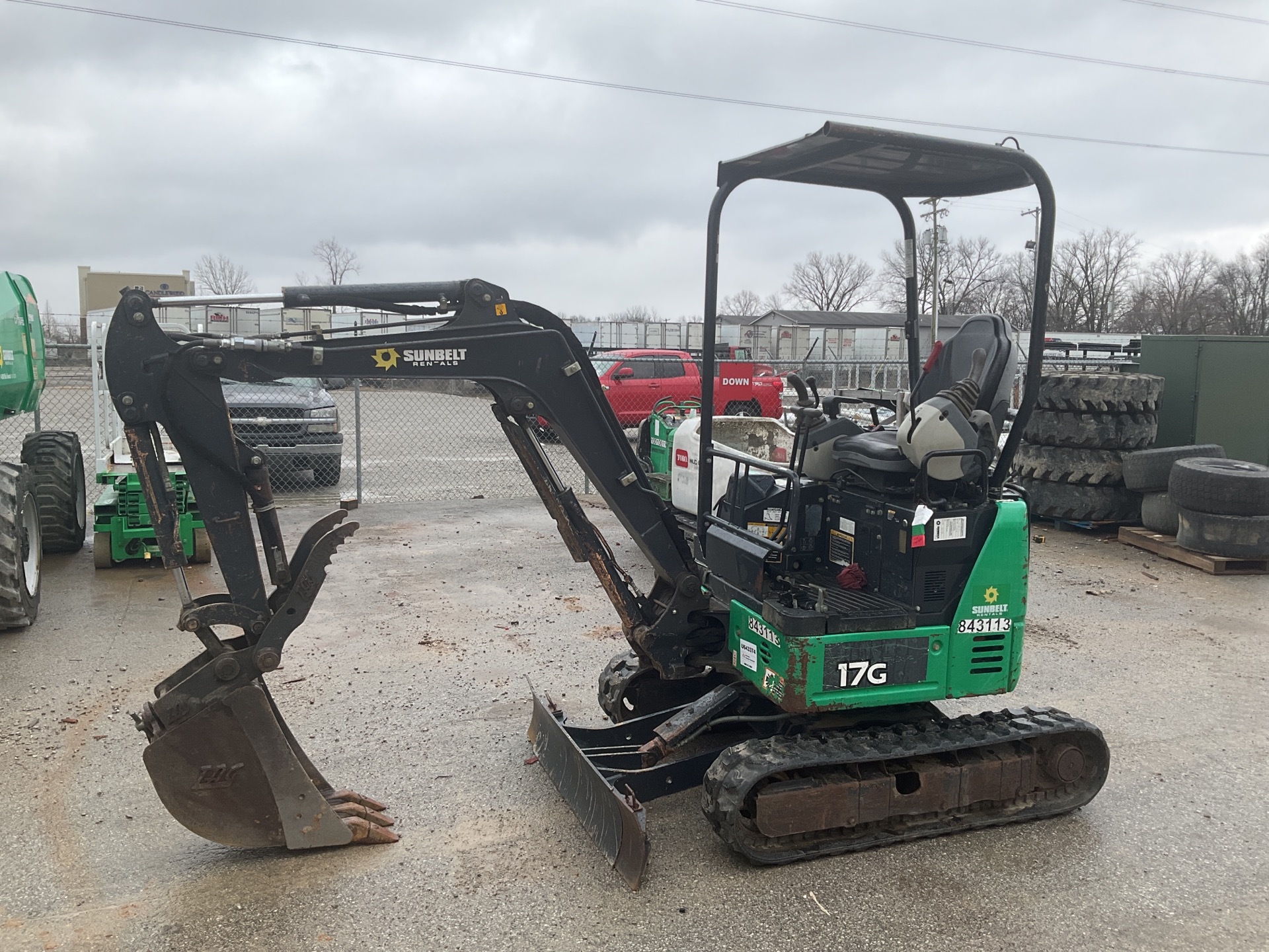 2016 John Deere 17G Mini Excavator