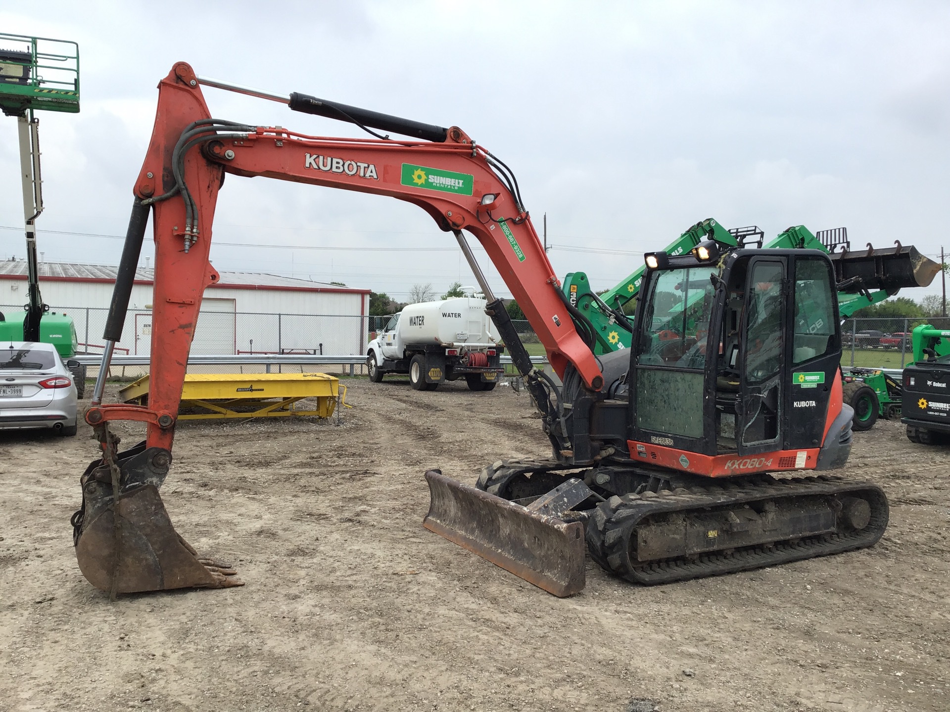 2016 Kubota KX080-4 Mini Excavator