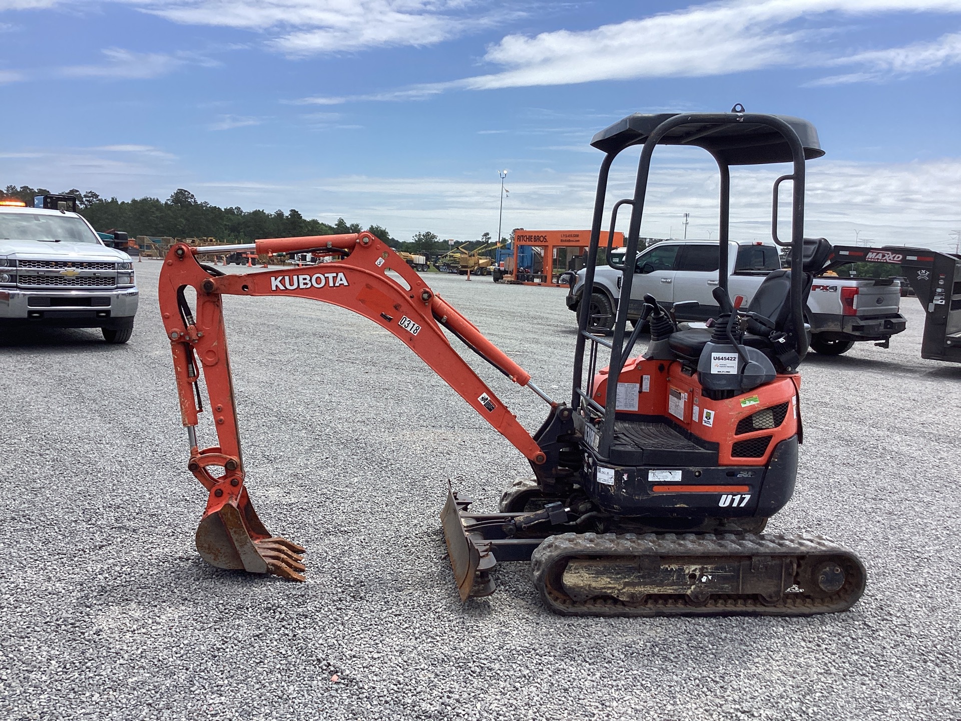 2017 Kubota U17 Mini Excavator