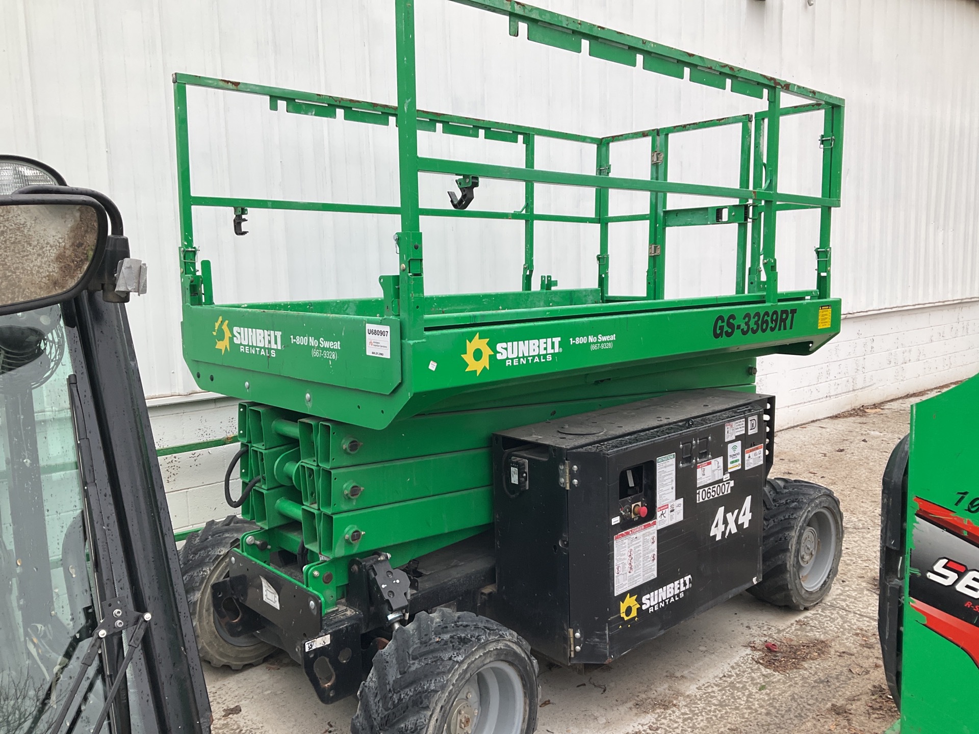 2017 Genie GS3369RT Diesel 4x4 Scissor Lift