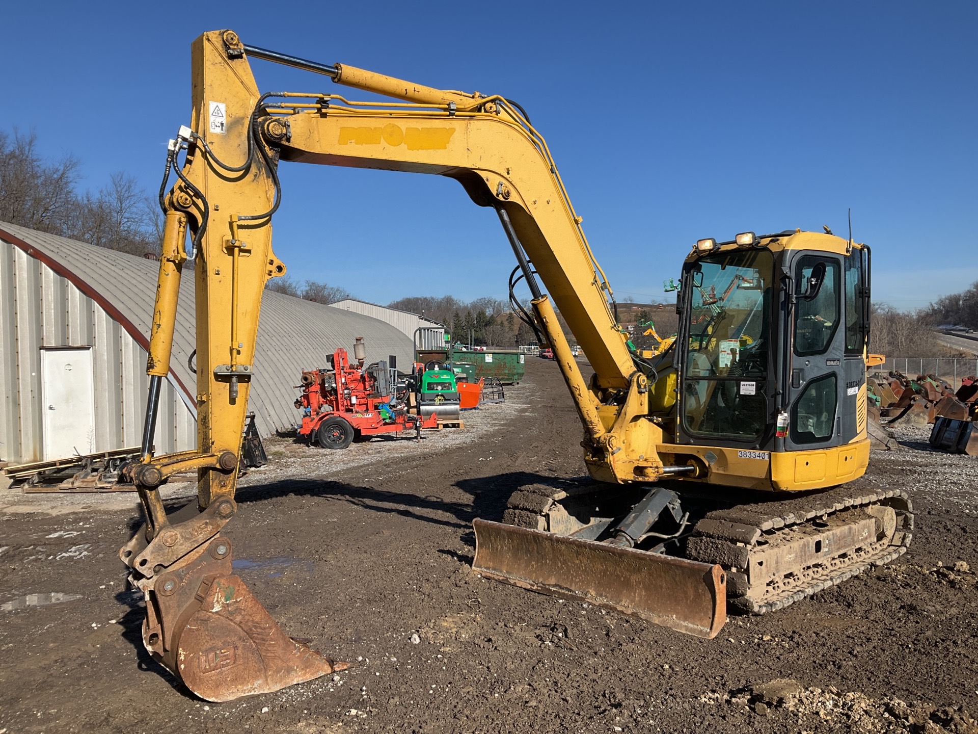 2014 Komatsu PC88MR-8 Tracked Excavator