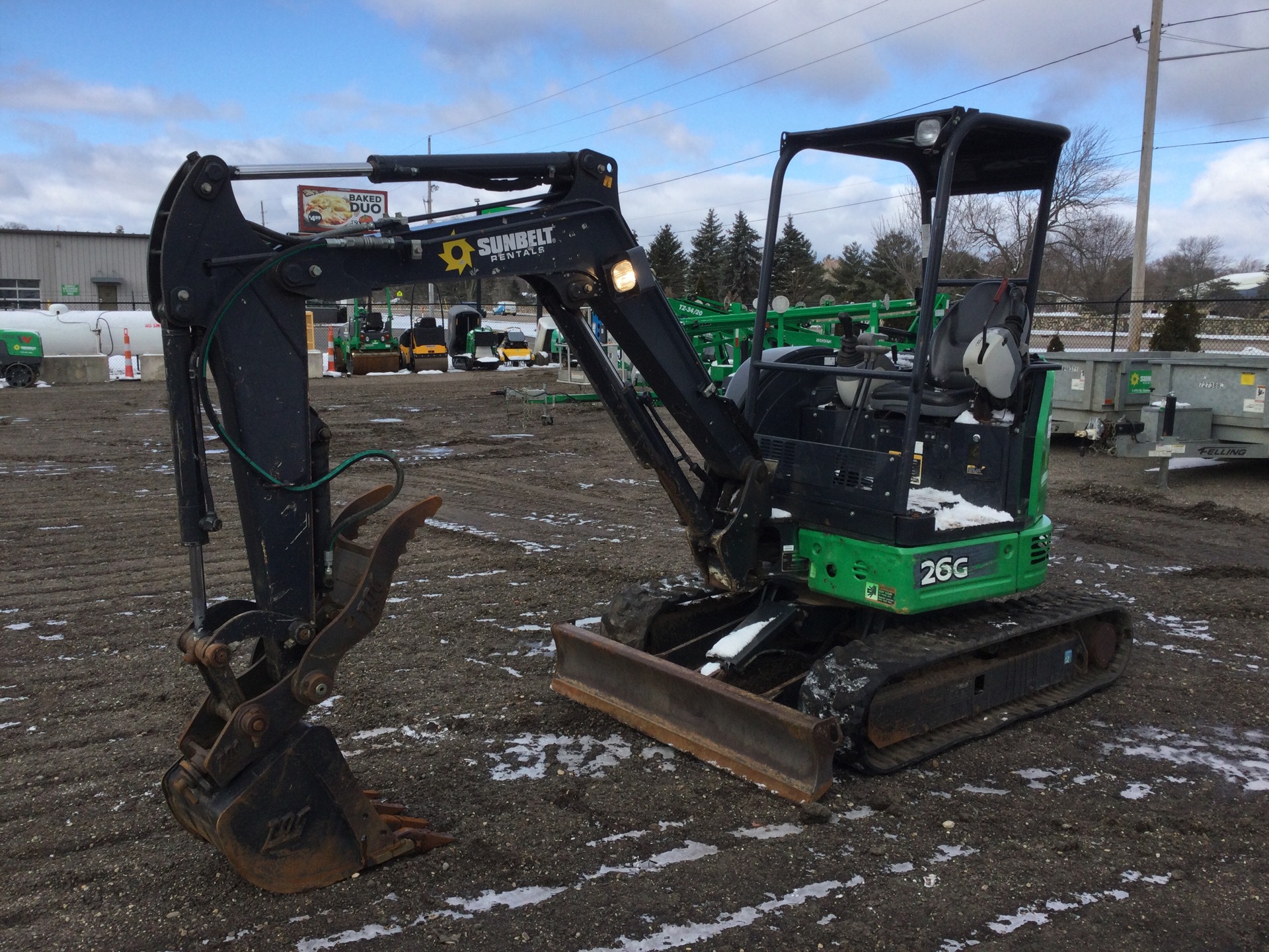 2015 John Deere 26G Mini Excavator