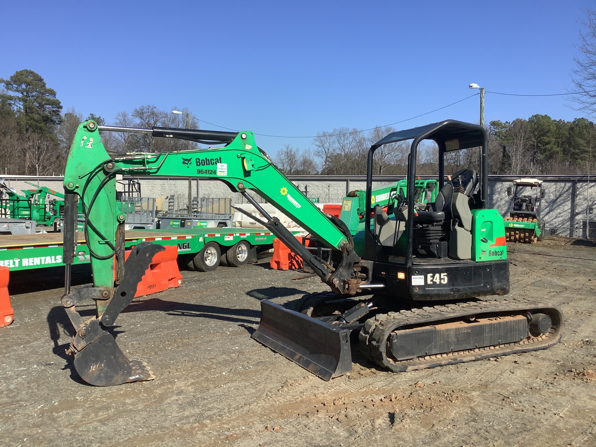 2017 Bobcat E45 Mini Excavator