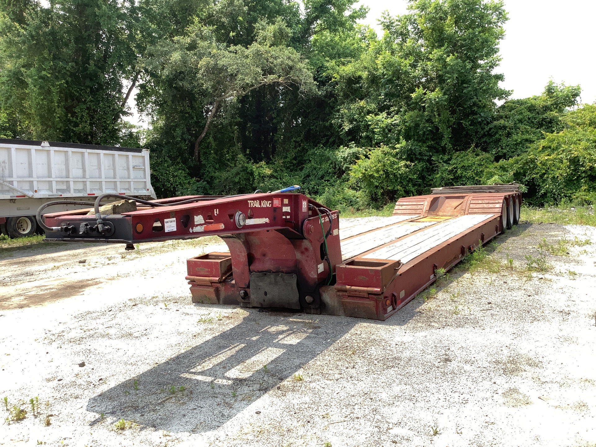 1999 Trail King TK110HDG+ Tri/A Removable Gooseneck Lowboy Trailer