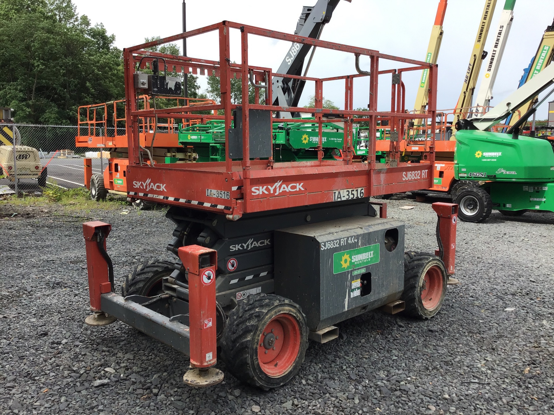 2018 Skyjack SJ 6826RT Diesel 4x4 Scissor Lift