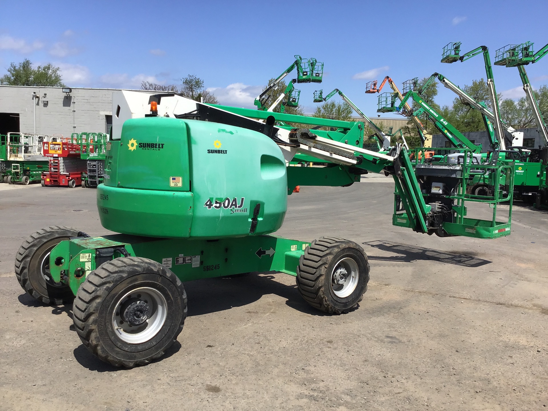 2013 JLG 450AJ SII 4WD Diesel Articulating Boom Lift