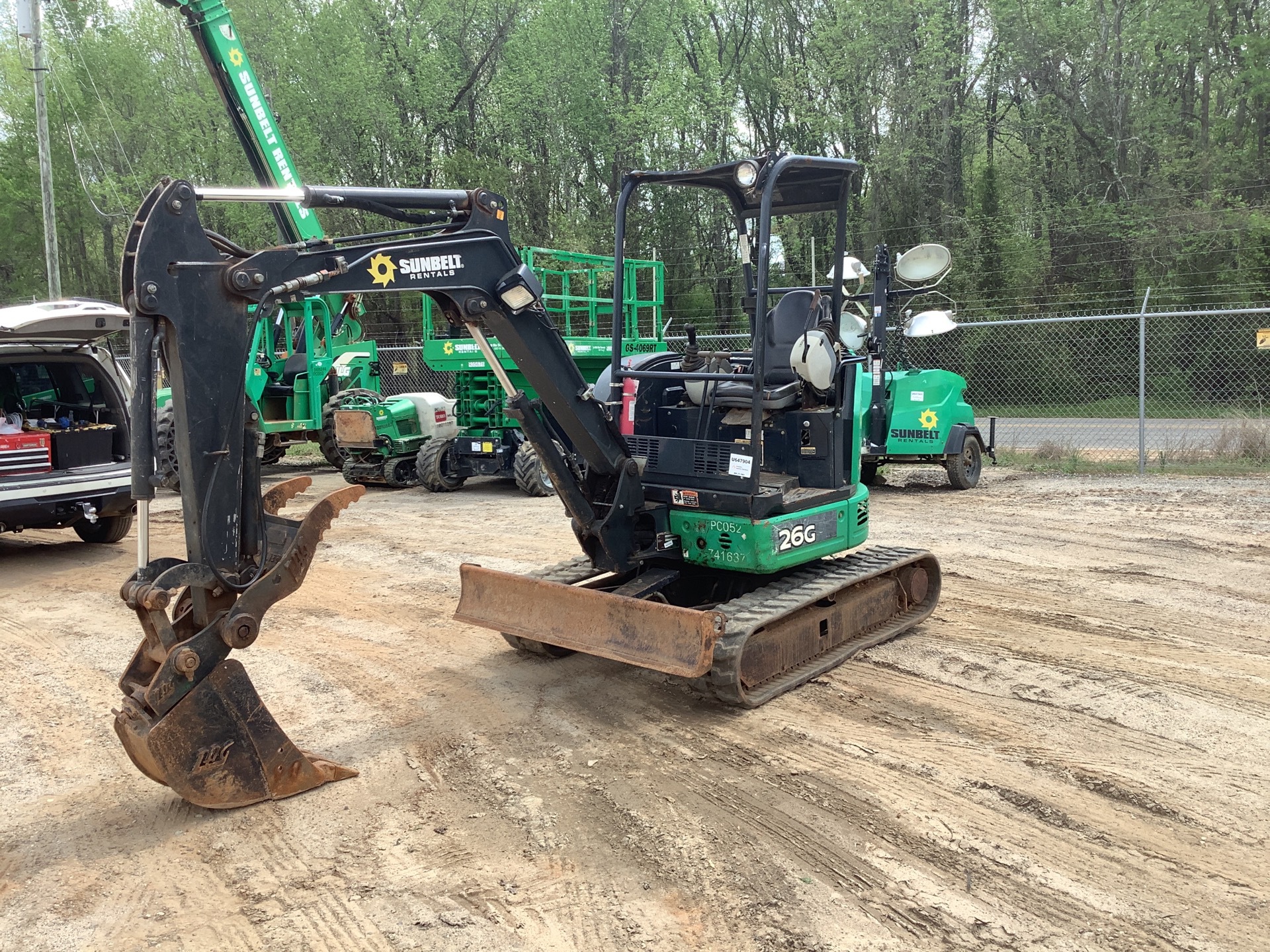 2015 John Deere 26G Mini Excavator