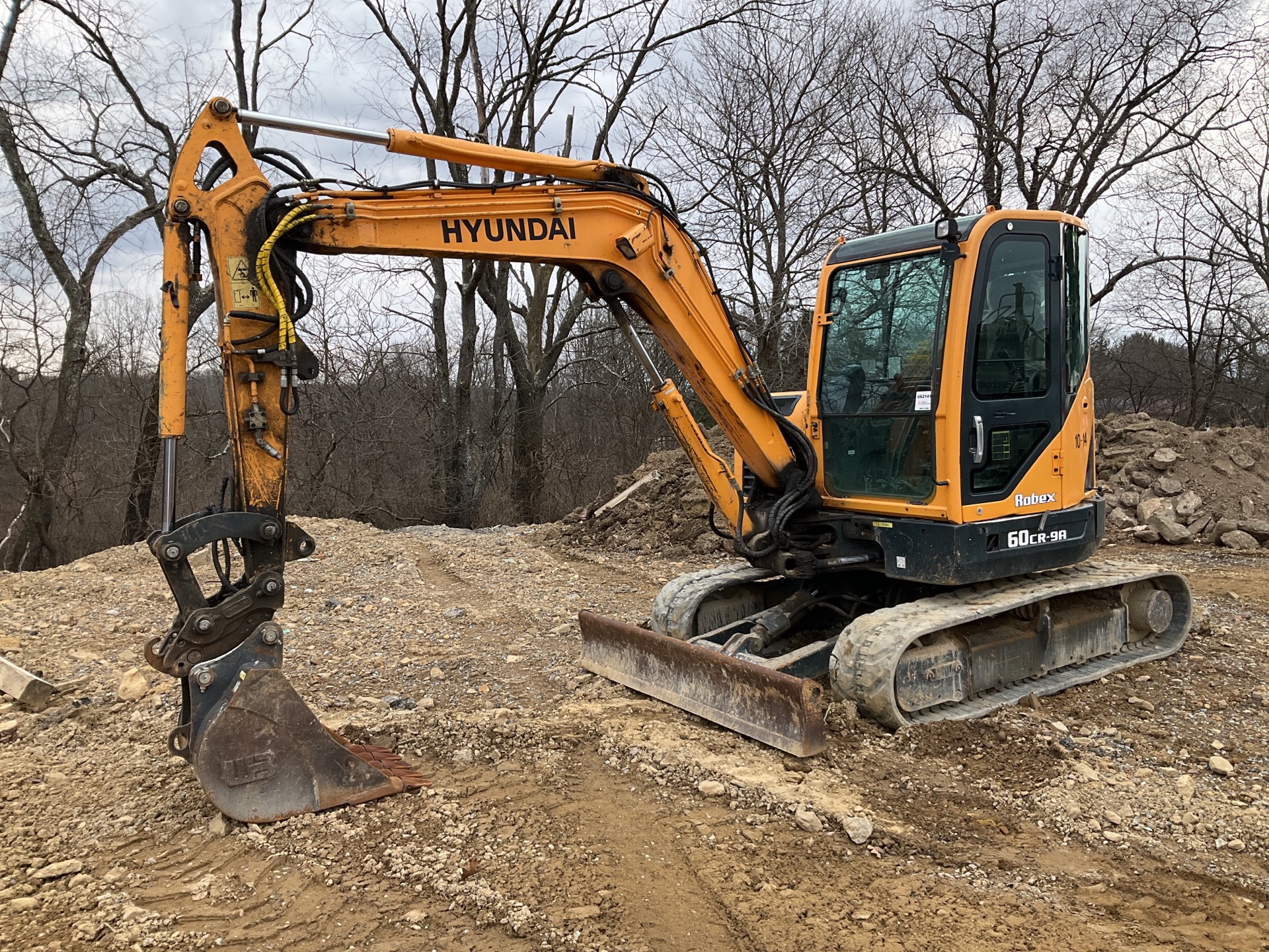 2015 Hyundai Robex 60CR-9A Mini Excavator