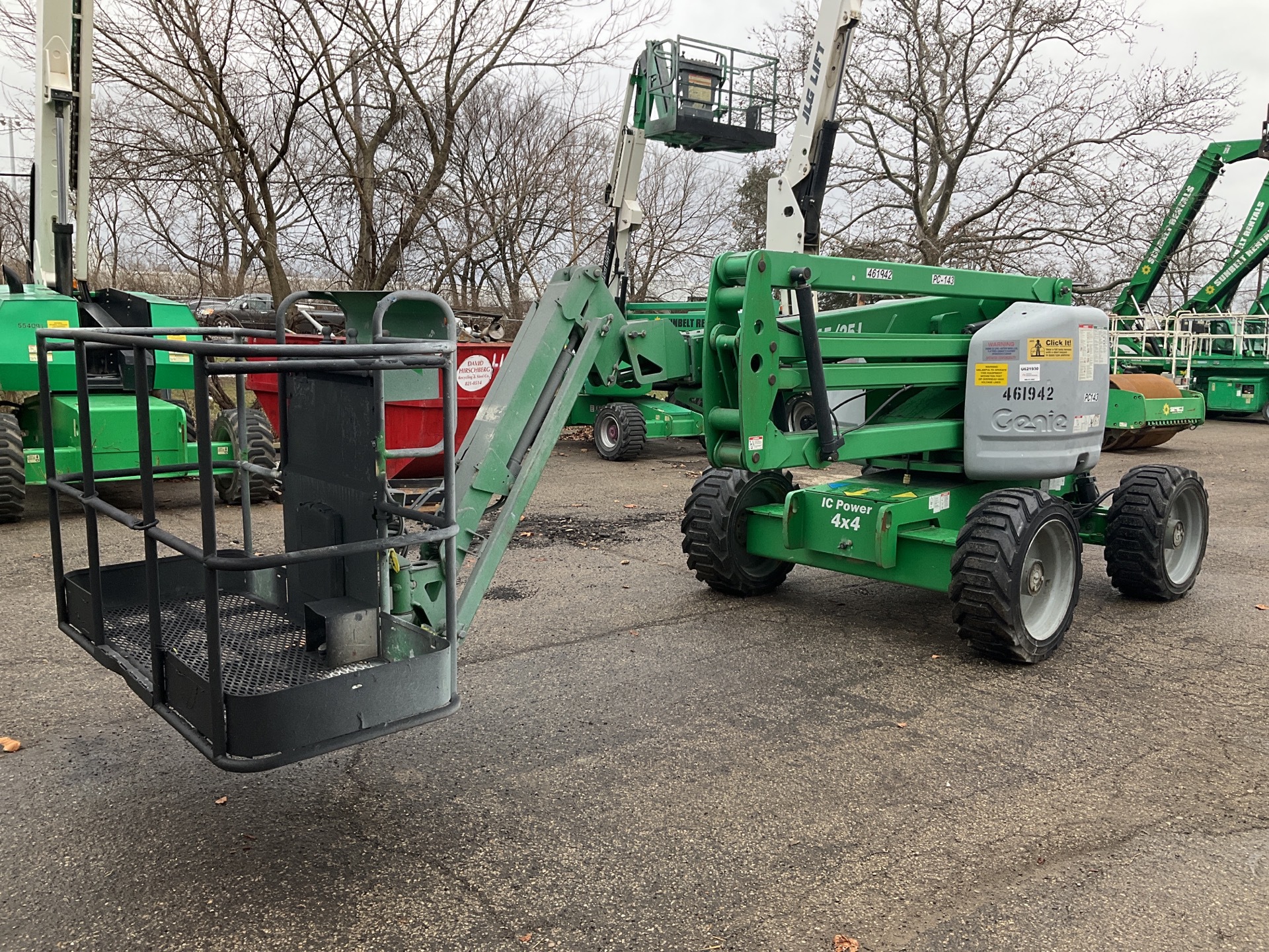 2012 Genie Z-45/25J 4WD Dual Fuel Articulating Boom Lift