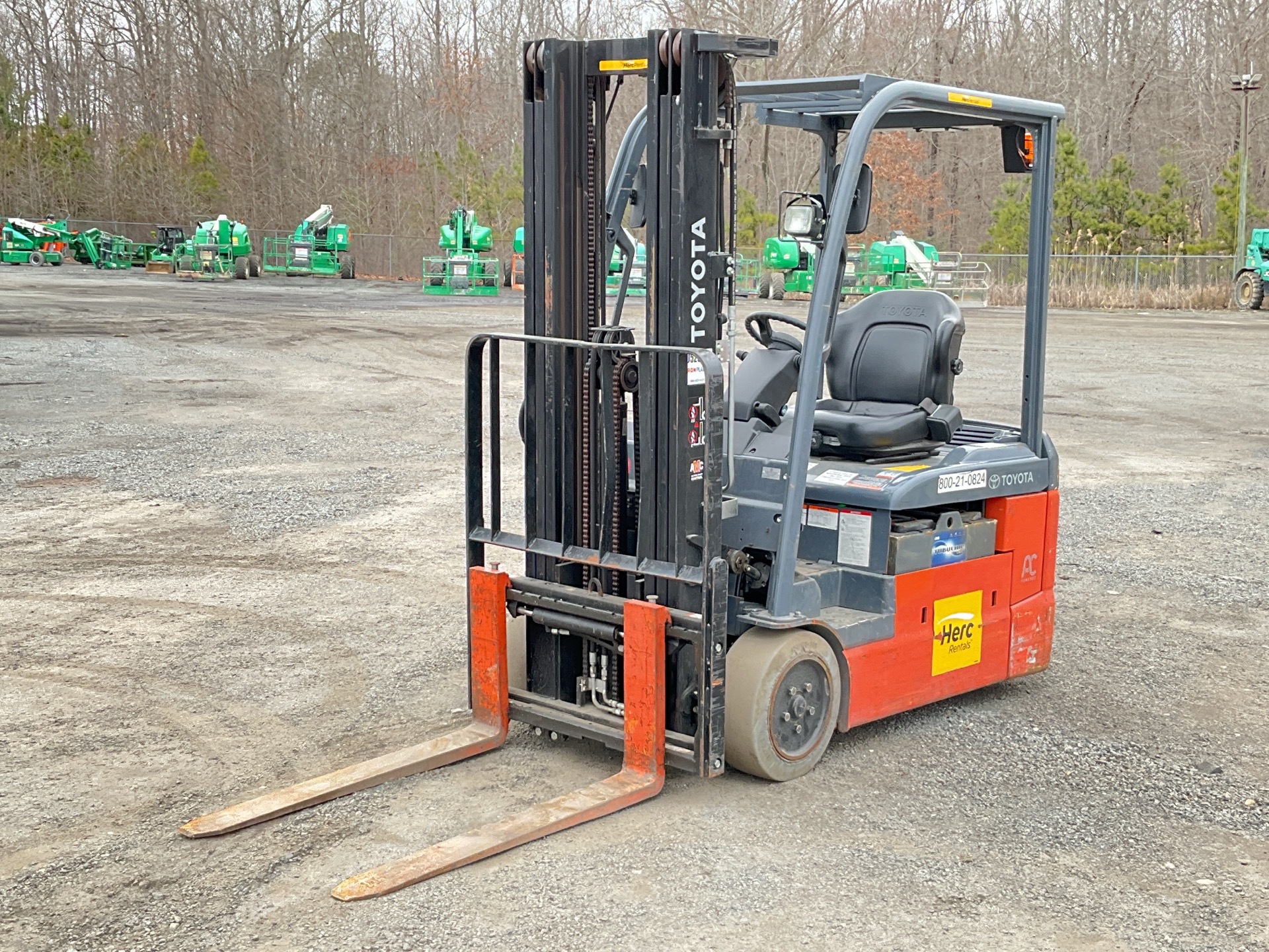 2018 Toyota 8FBE20U 3450 lb Electric Forklift