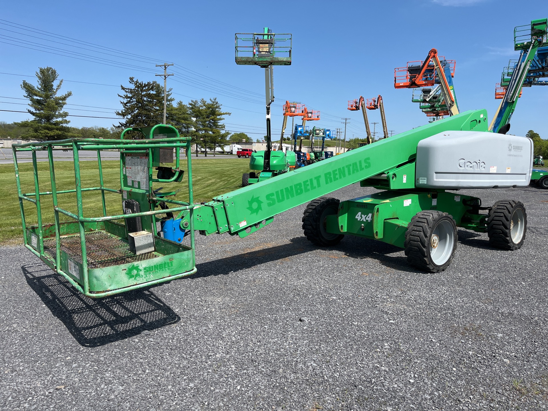 2012 Genie S-60X 4WD Diesel Telescopic Boom Lift