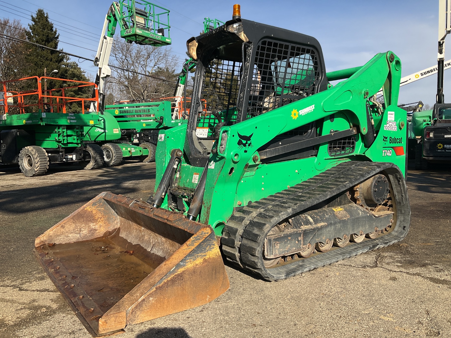 2017 Bobcat T740 Compact Track Loader