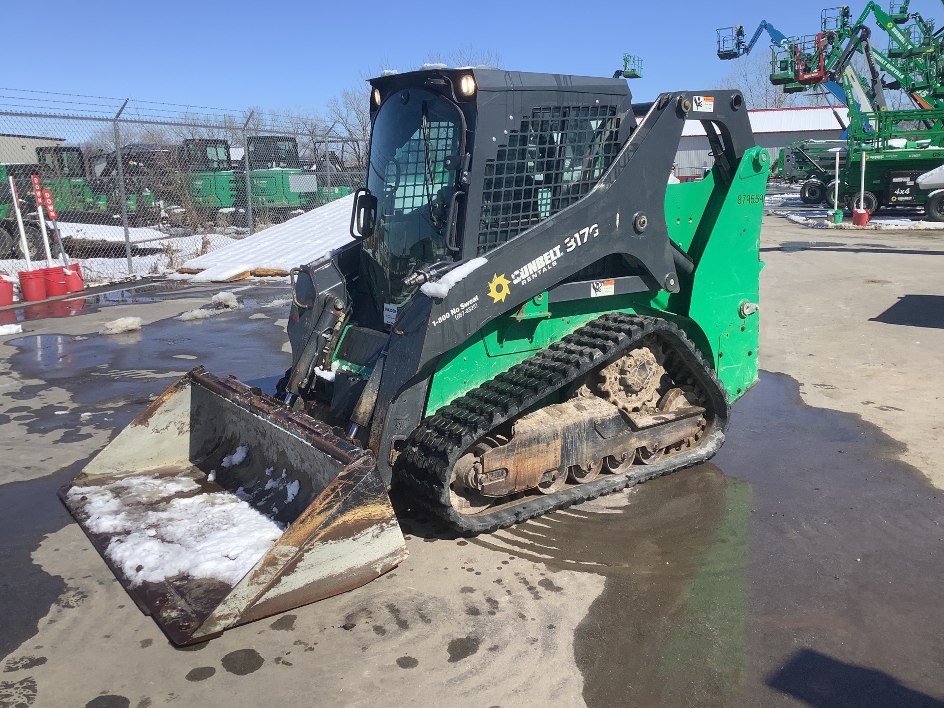 2016 John Deere 317G Compact Track Loader