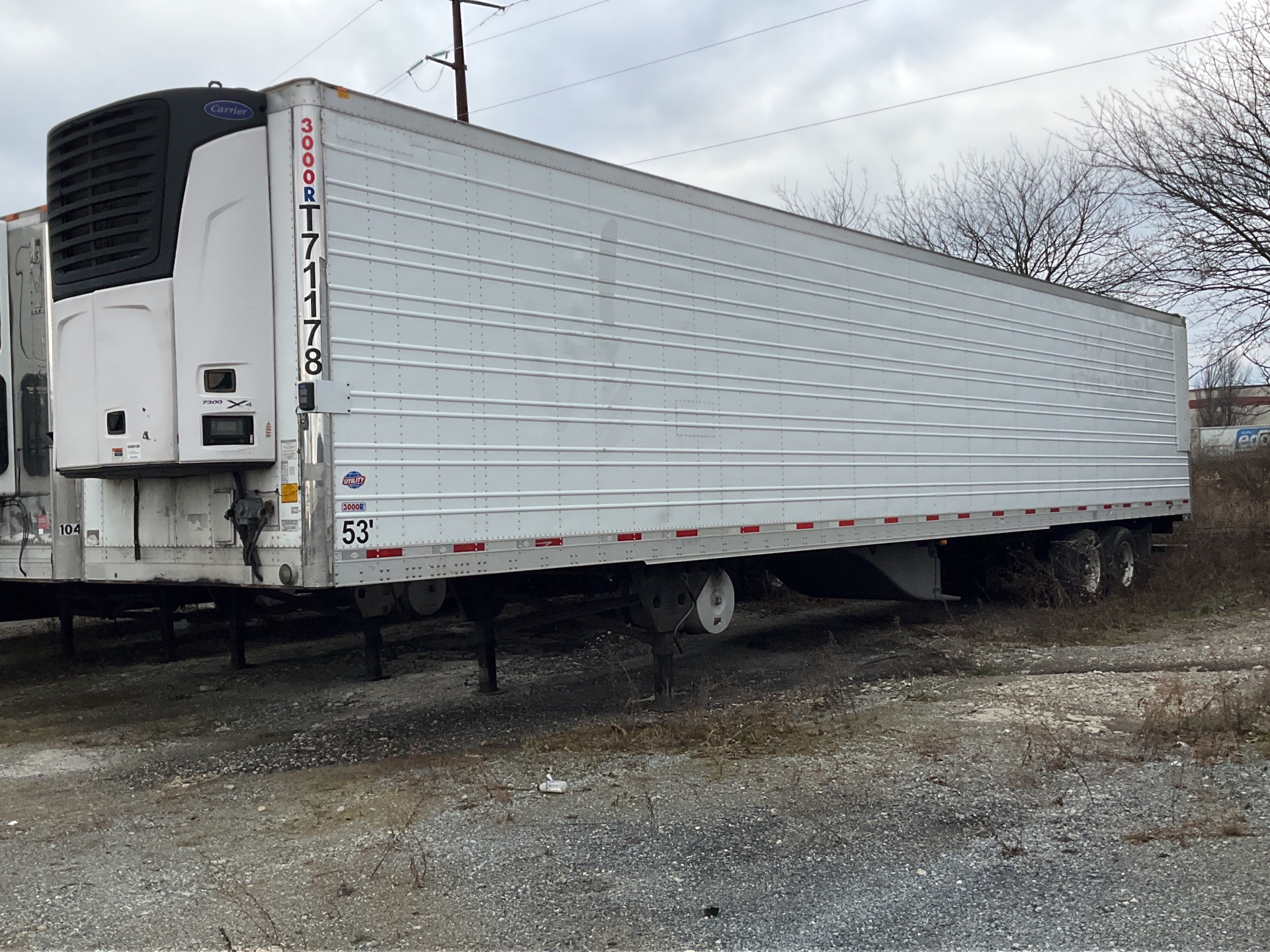 2017 Utility VS2RA 53 ft x 102 in T/A Refrigerated Trailer