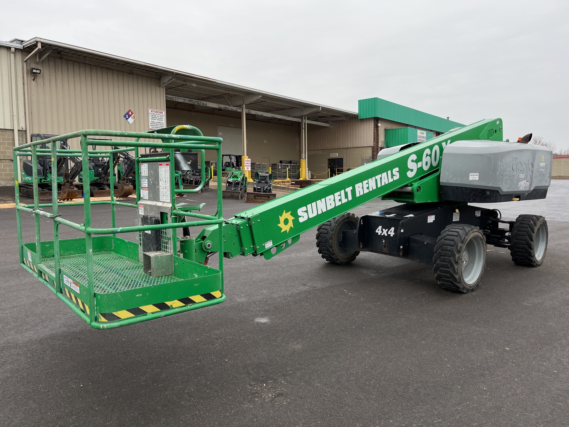 2016 Genie S-60X 4WD Diesel Telescopic Boom Lift