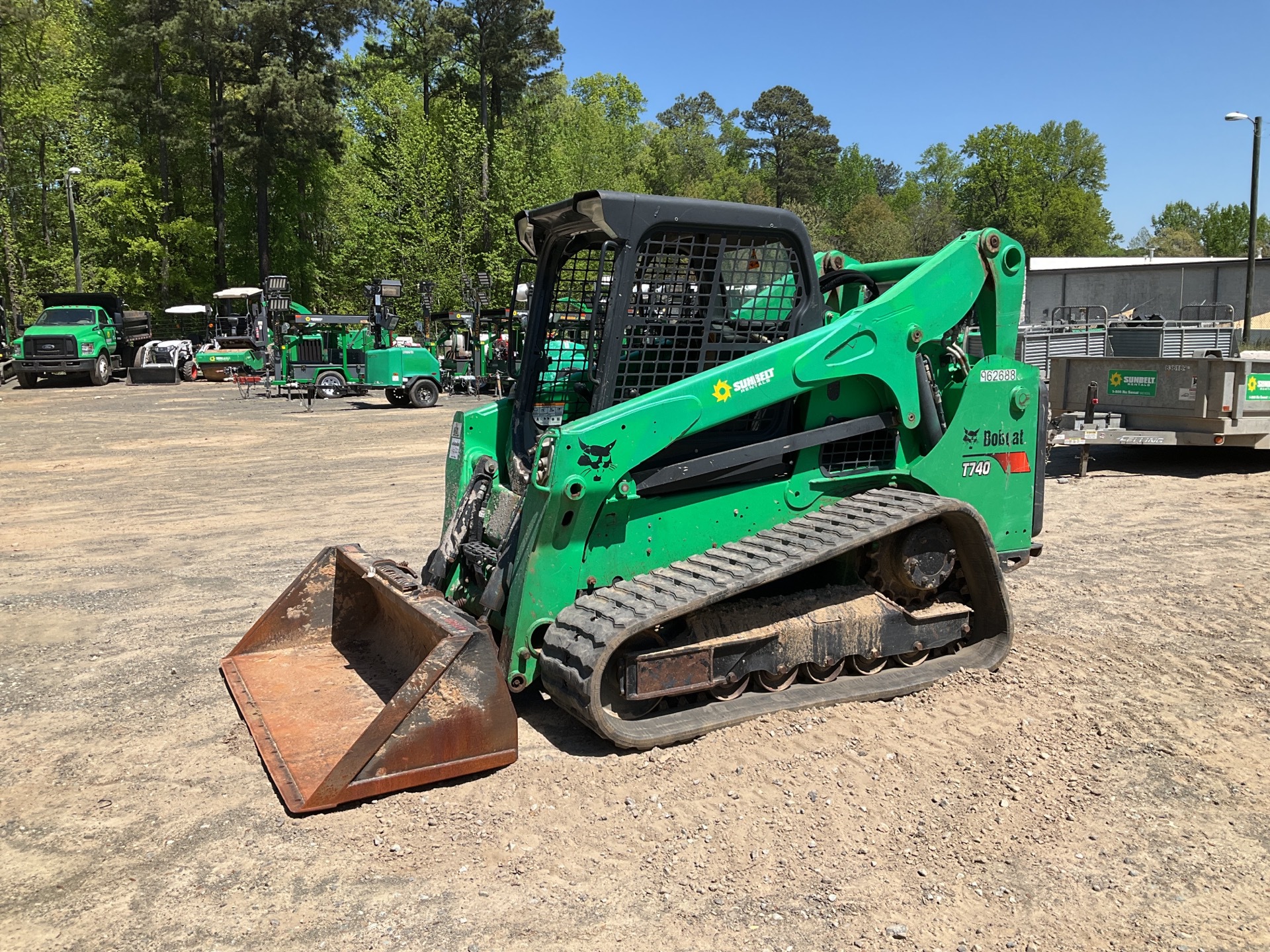 2017 Bobcat T740 Compact Track Loader