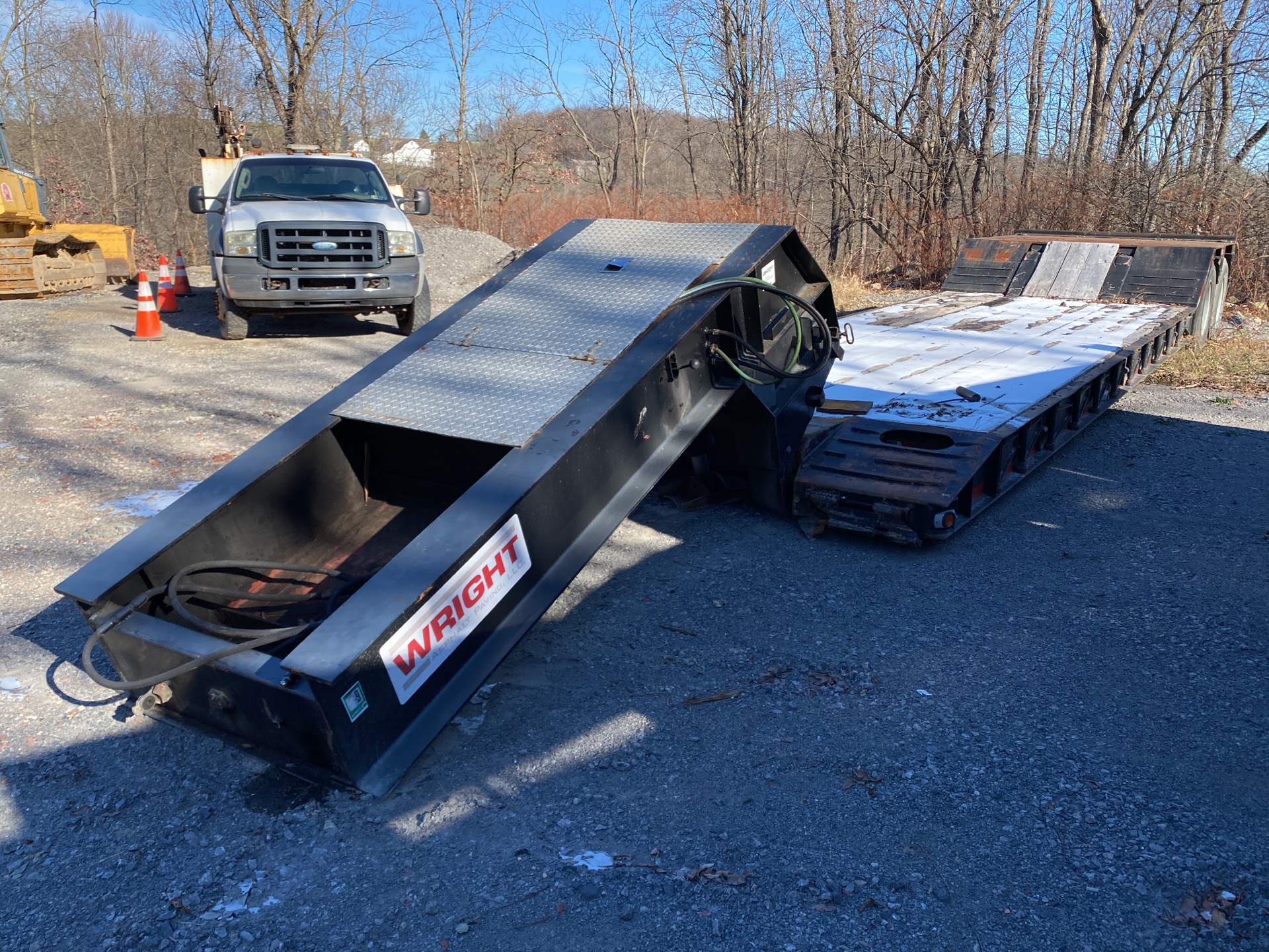 1999 Witzco 42 ft T/A Removable Gooseneck Lowboy Trailer