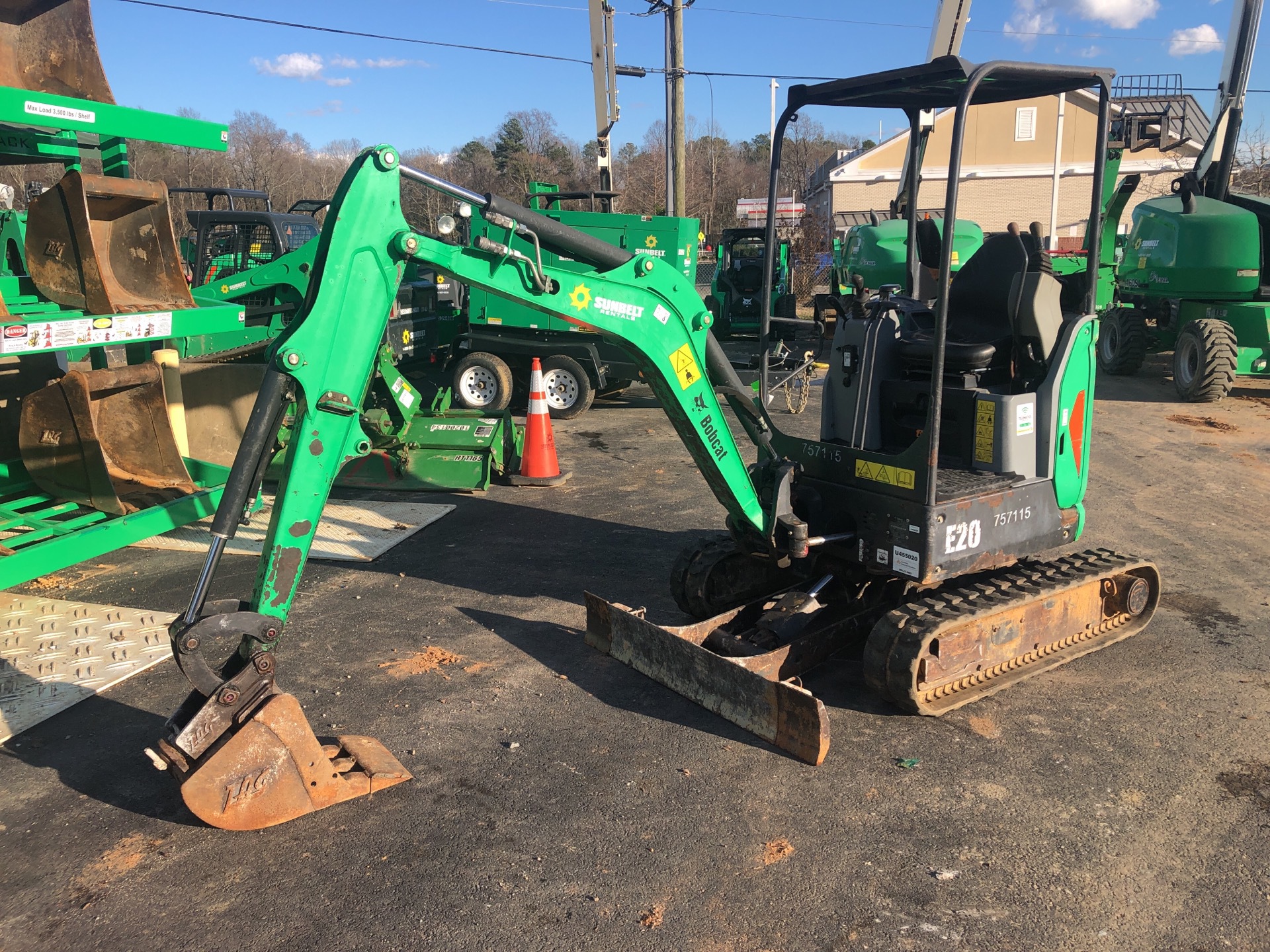 2015 Bobcat E20 Mini Excavator