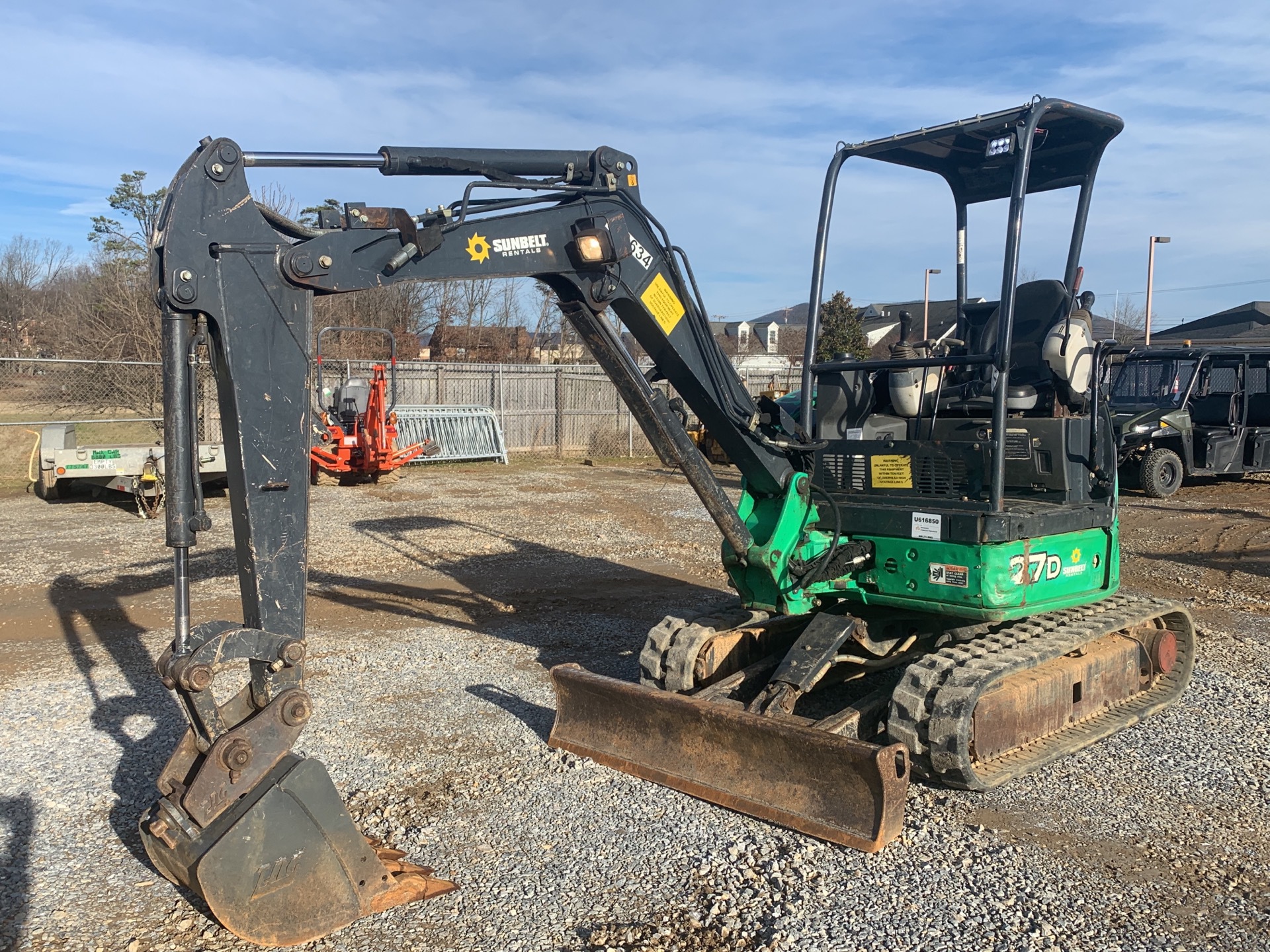 2014 John Deere 27D Mini Excavator