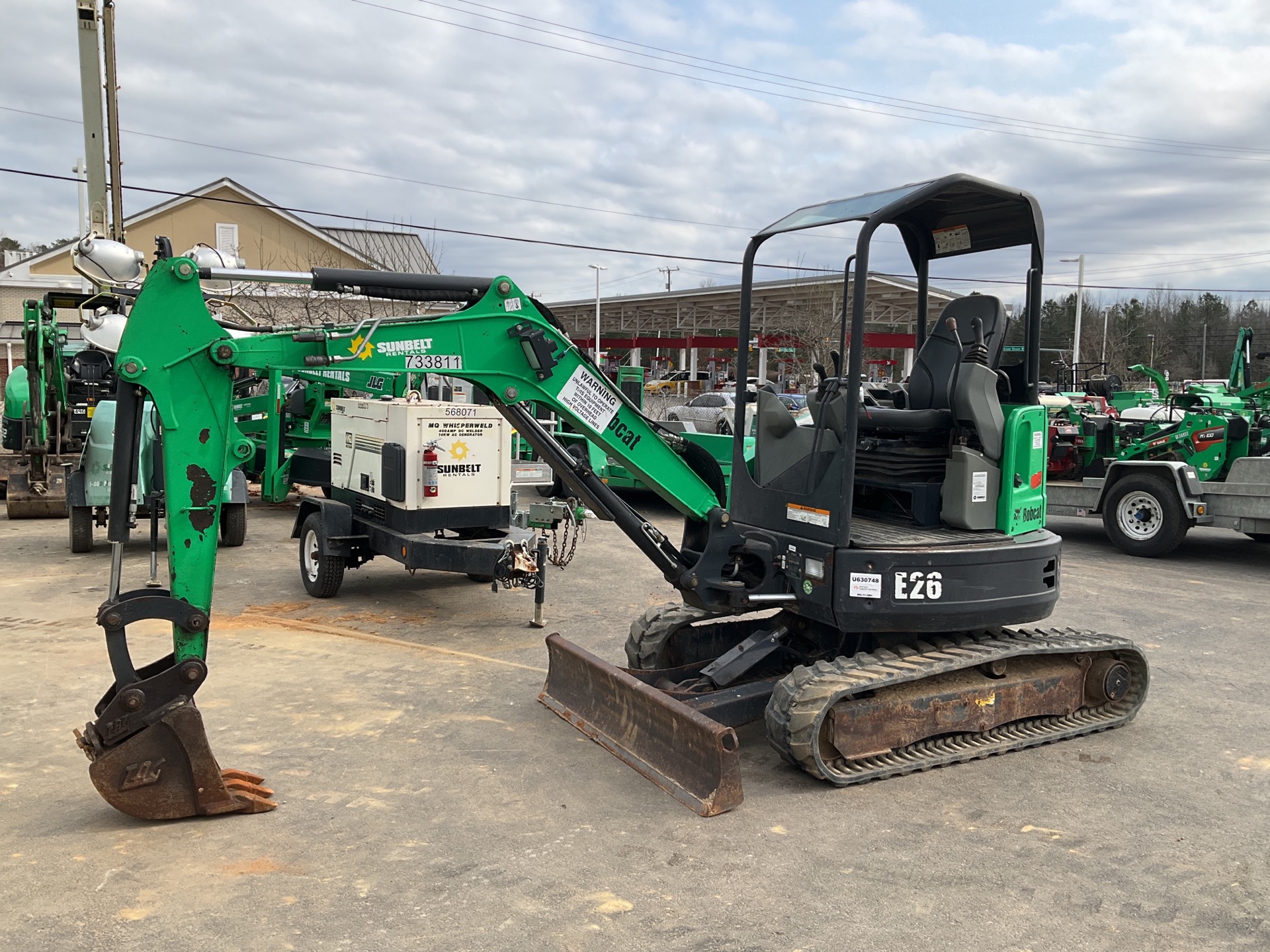 2015 Bobcat E26 Mini Excavator