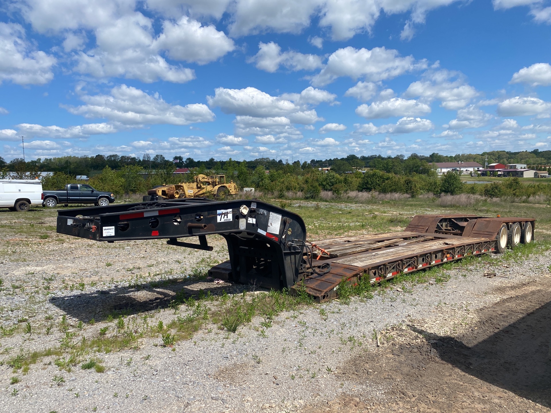 1996 Fontaine TA50NGB Tri/A Gooseneck Lowboy Trailer