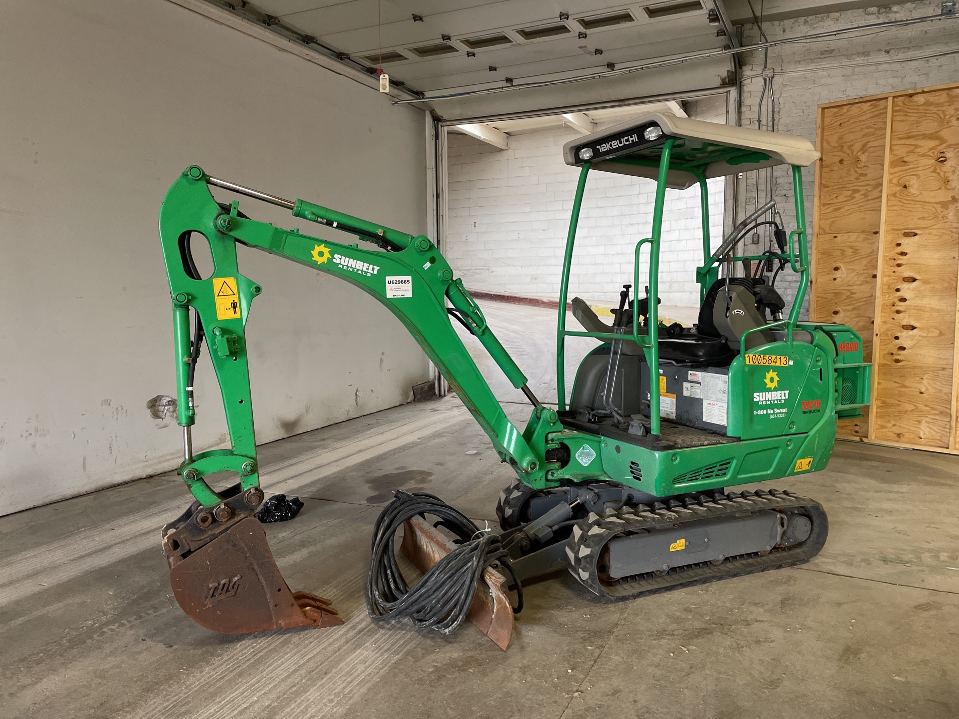 2018 Takeuchi TB216 Mini Excavator