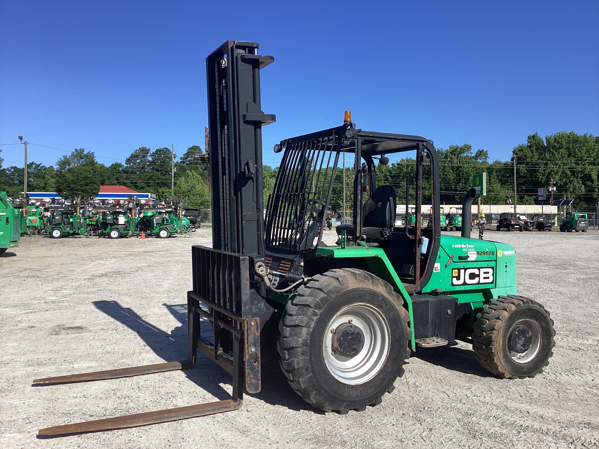 2016 JCB 930 6000 lb 4x4 Rough Terrain Forklift