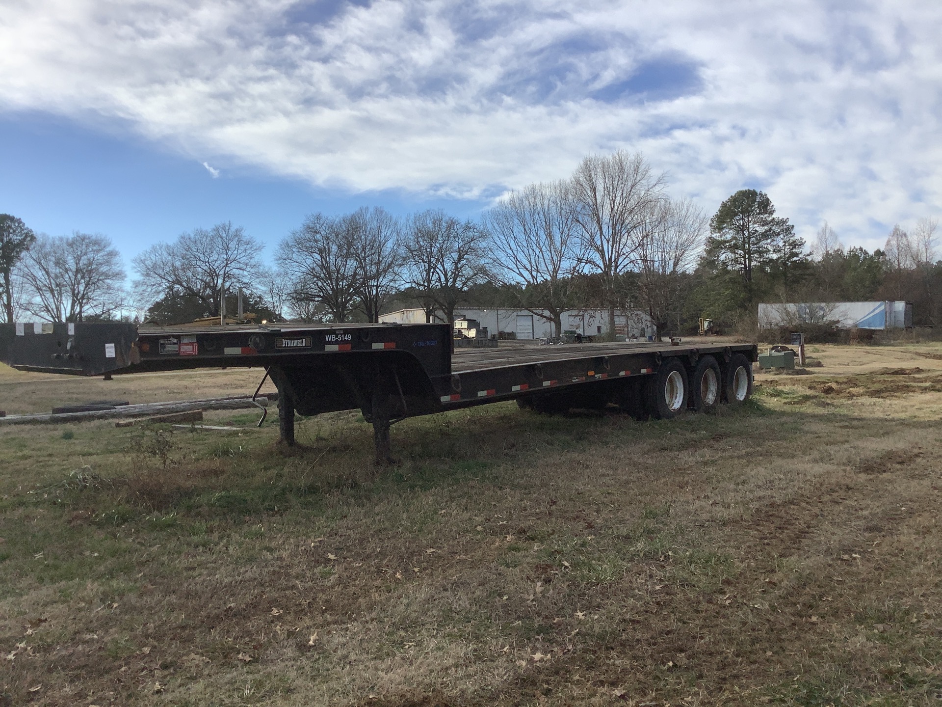 2012 Dynaweld LB52-38 Tri/A Single Drop Step Deck Trailer