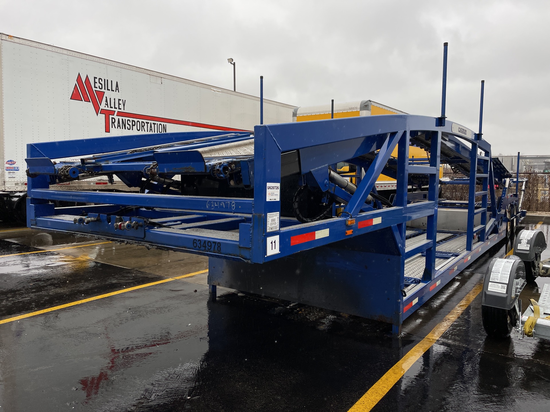 2012 Cottrell EZ4807 T/A Car Carrier Trailer