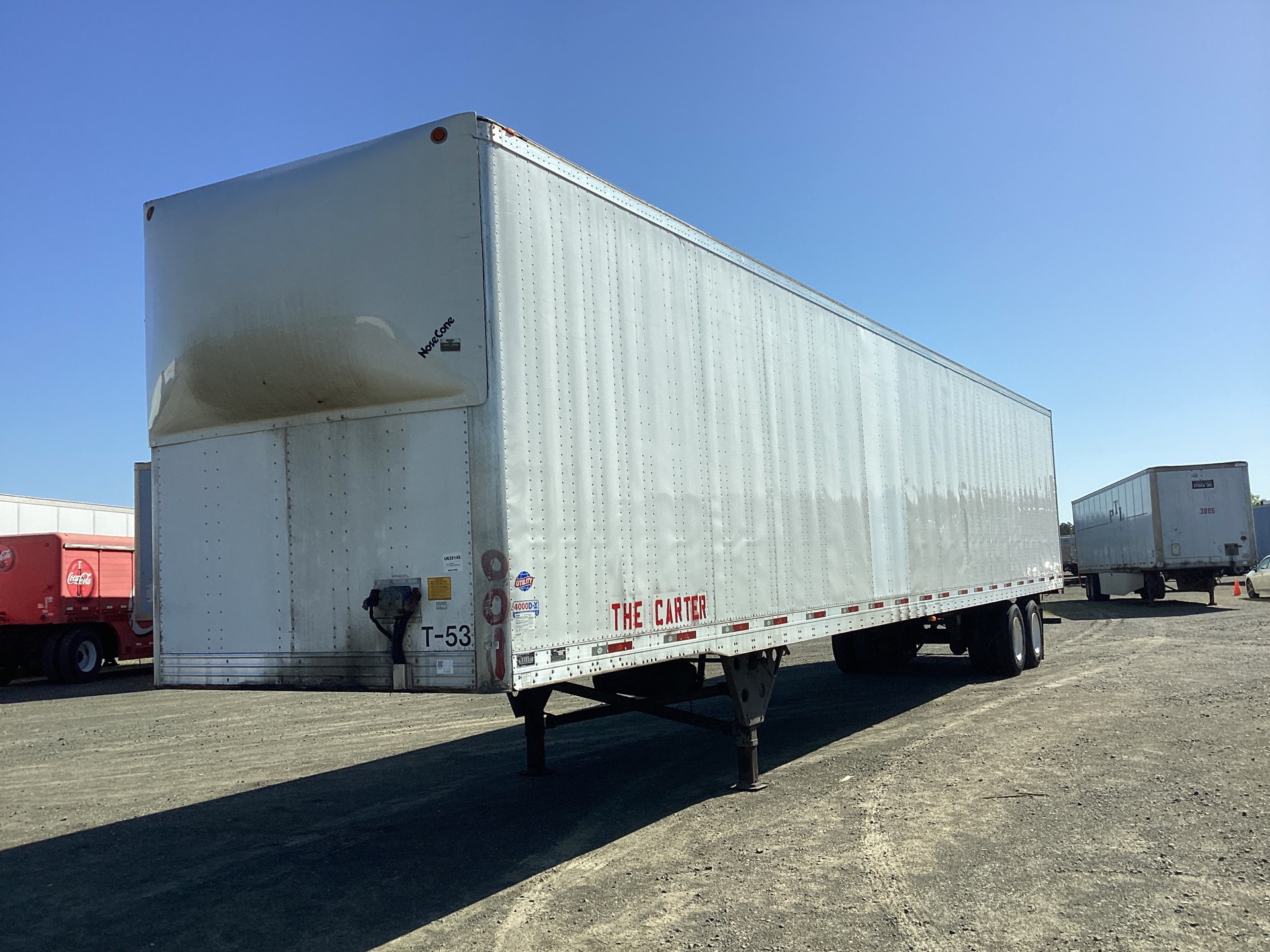 2012 Utility 53 ft x 102 in T/A Van Trailer