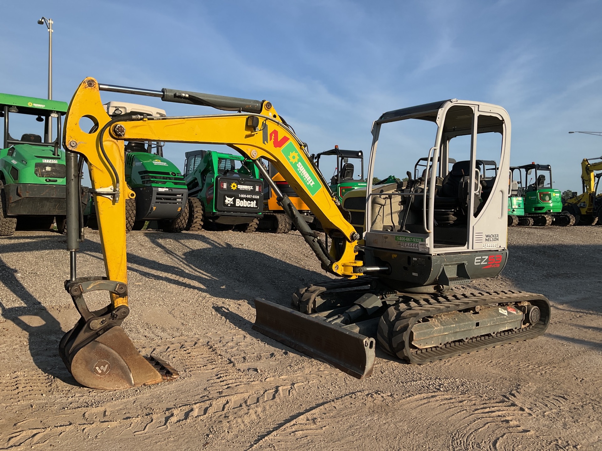 2018 Wacker Neuson EZ53 Mini Excavator