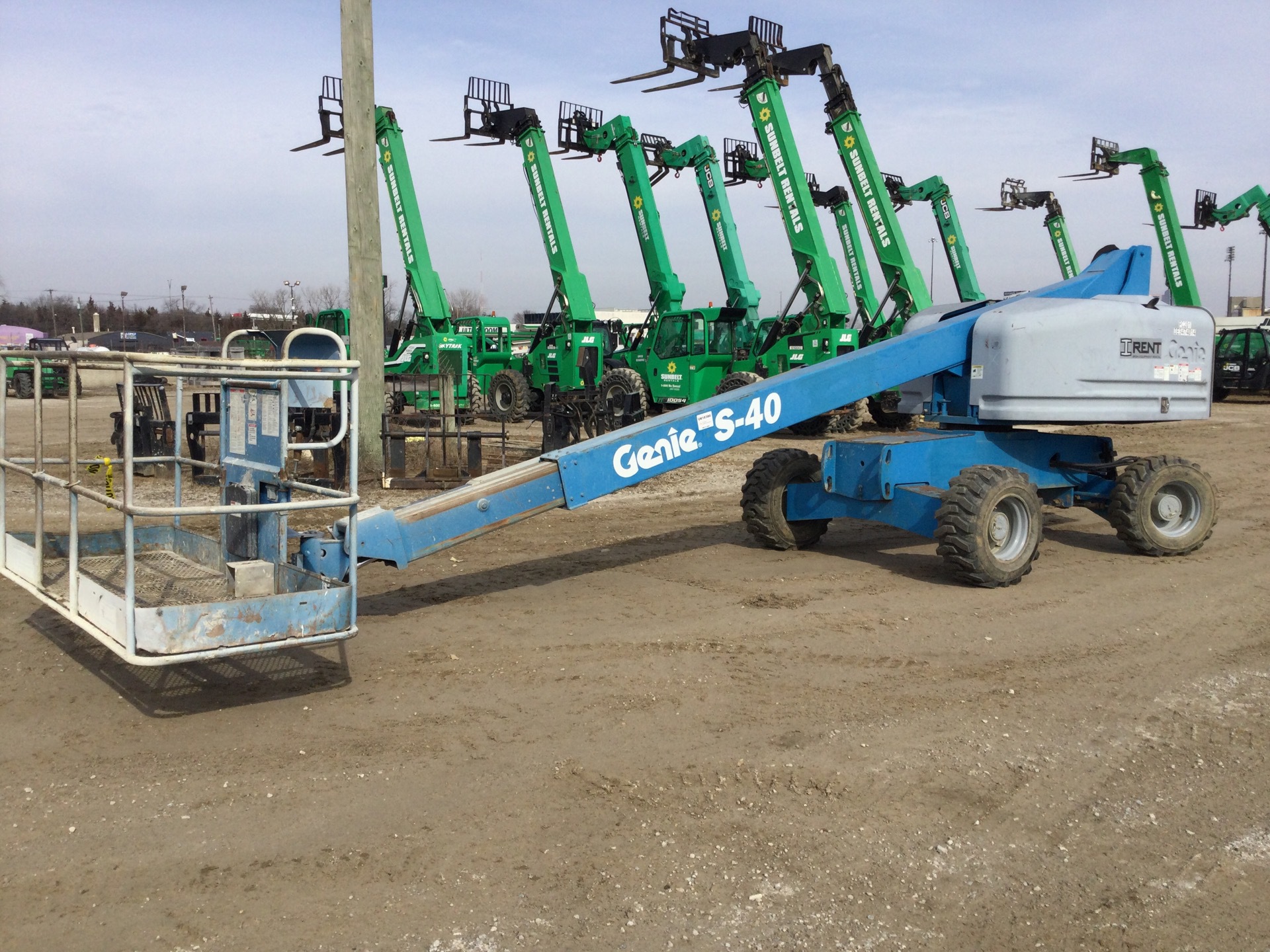 2007 Genie S-40 4WD Diesel Telescopic Boom Lift