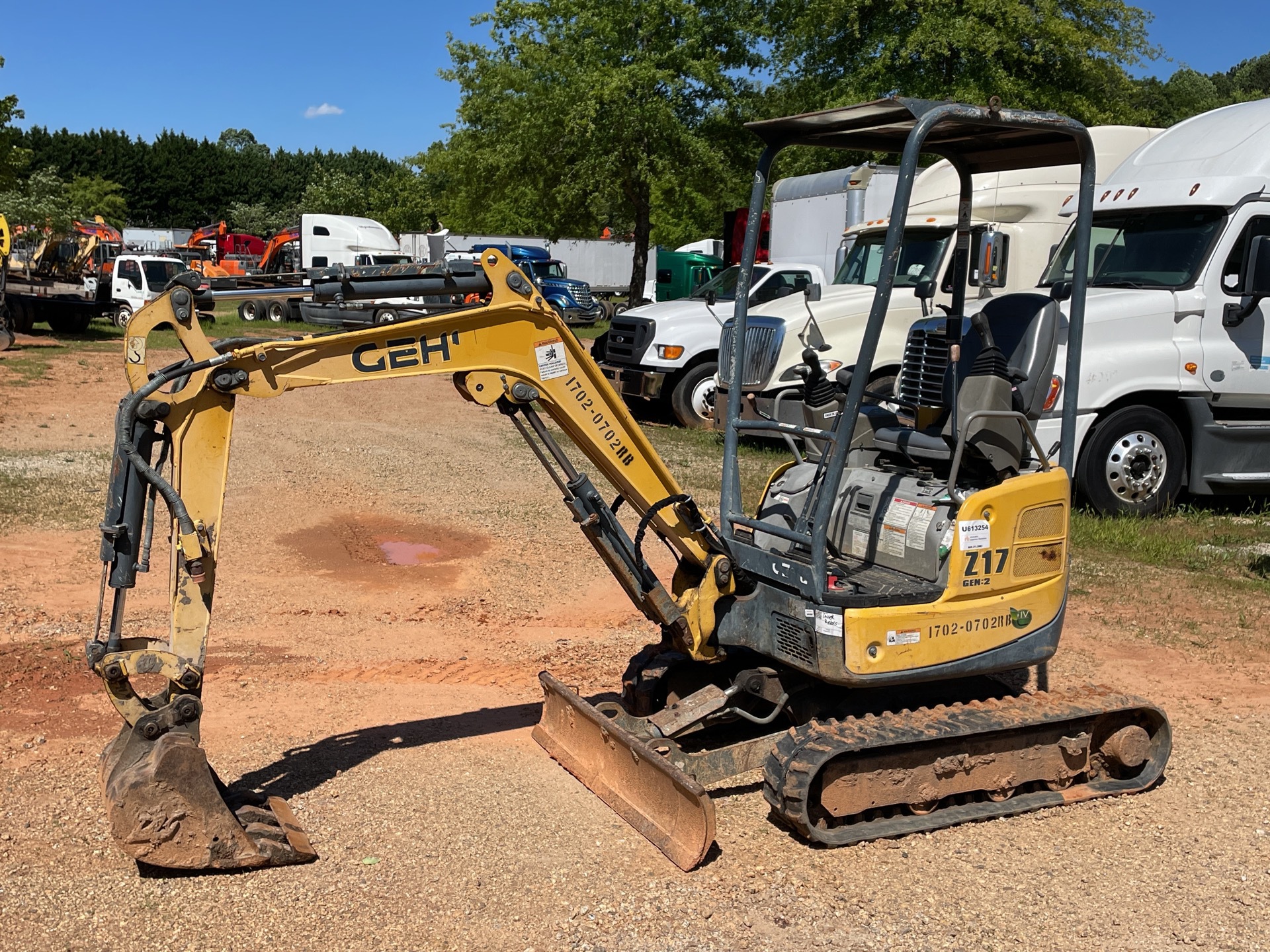 2014 Gehl Z17 Mini Excavator