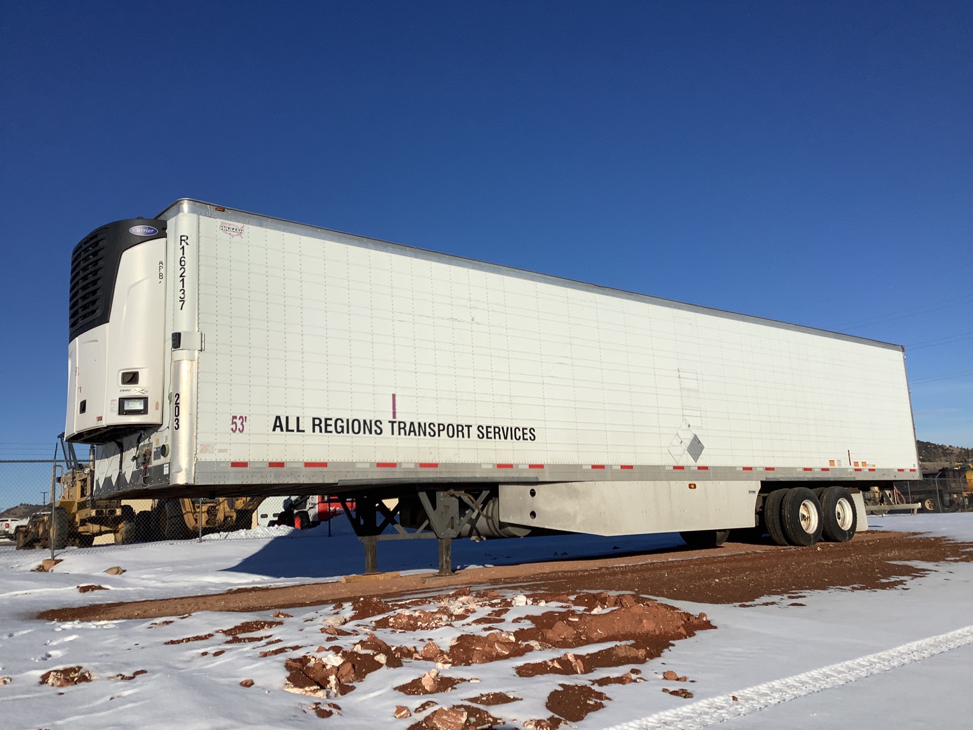 2016 Wabash RFALHSA 53 ft T/A Refrigerated Trailer