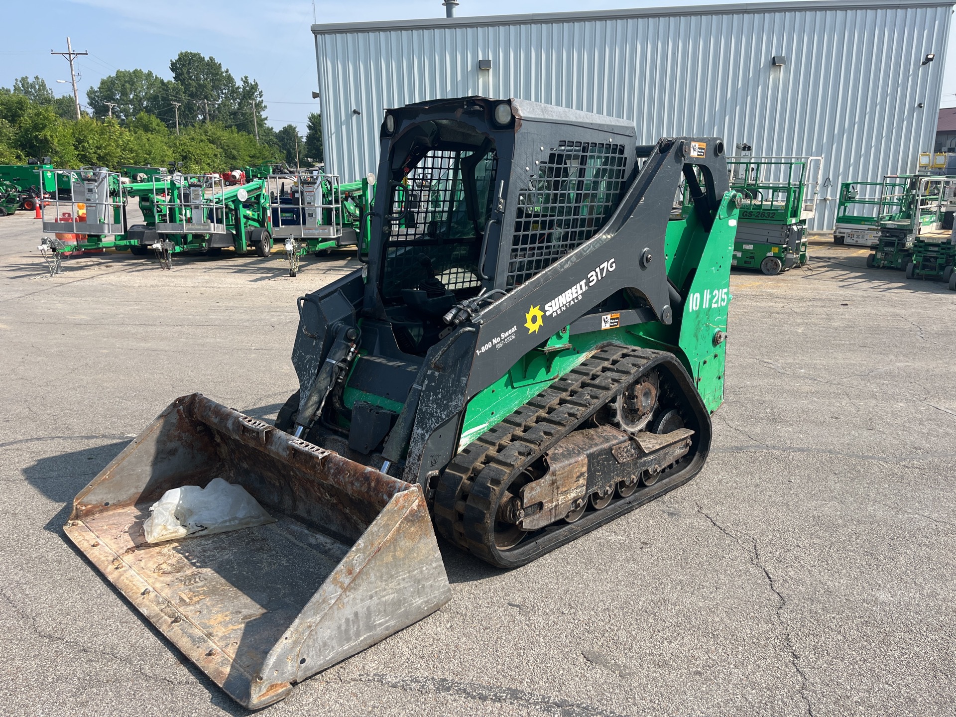 2017 John Deere 317G Compact Track Loader