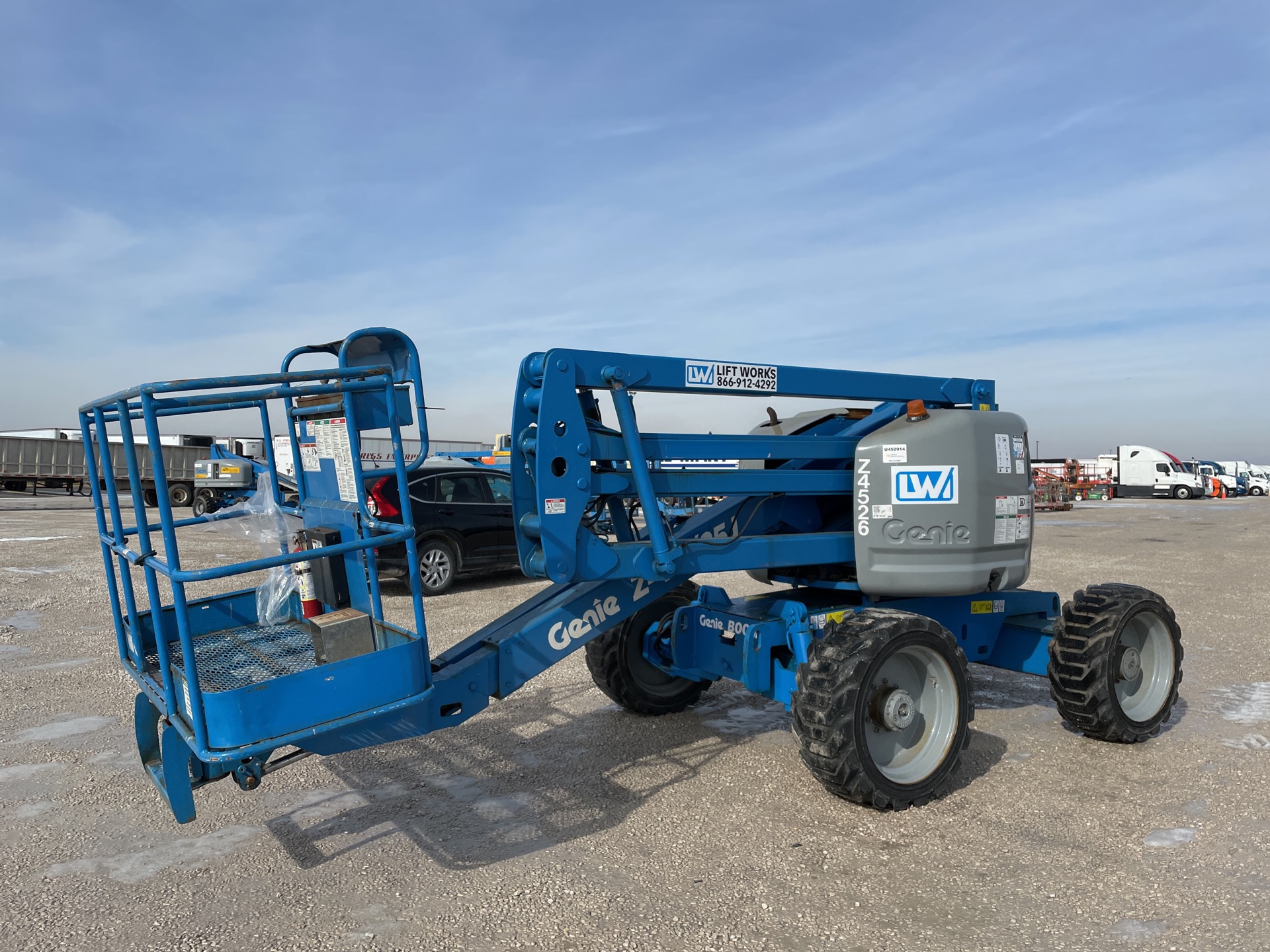 2008 Genie Z-45/25 4WD Diesel Articulating Boom Lift